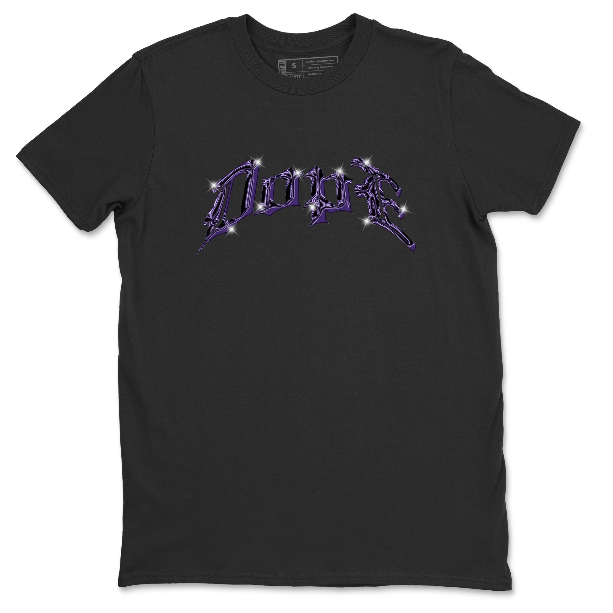 Air Jordan 12 Field Purple Sneaker Match Tees Dope Sneaker Tees AJ12 Field Purple Sneaker Release Tees Unisex Shirts Black 2