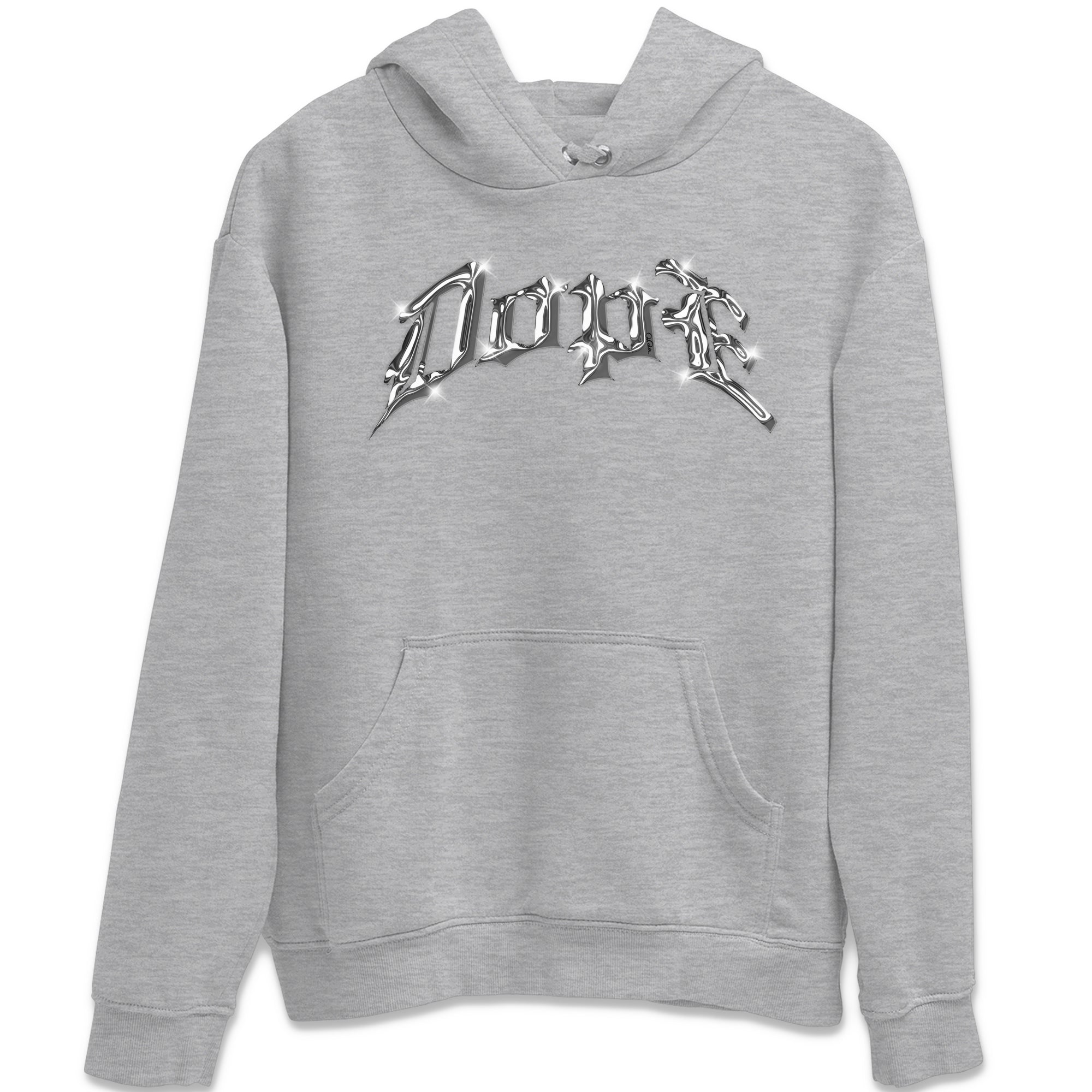 Air Jordan 14 Metallic Silver Sneaker Tees Drip Gear Zone Dope Sneaker Tees AJ14 Metallic Silver Shirt Unisex Shirts Heather Grey 2