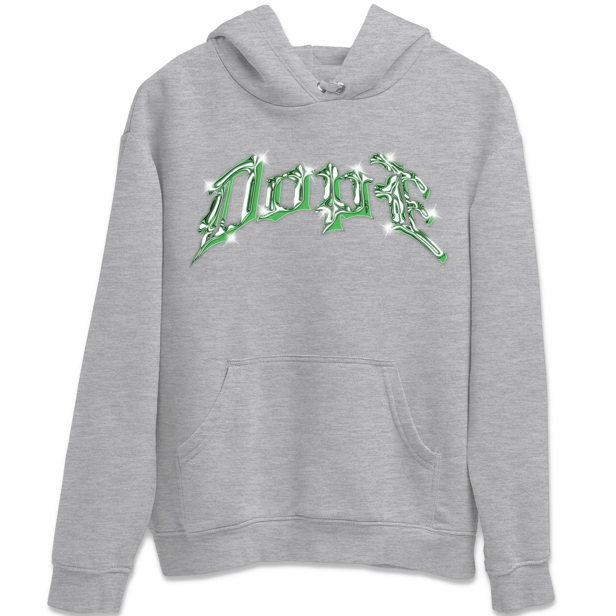 Air Jordan 3 Lucky Green Sneaker Tees Drip Gear Zone Dope Sneaker Tees AJ3 Lucky Green Shirt Unisex Shirts Heather Grey 2