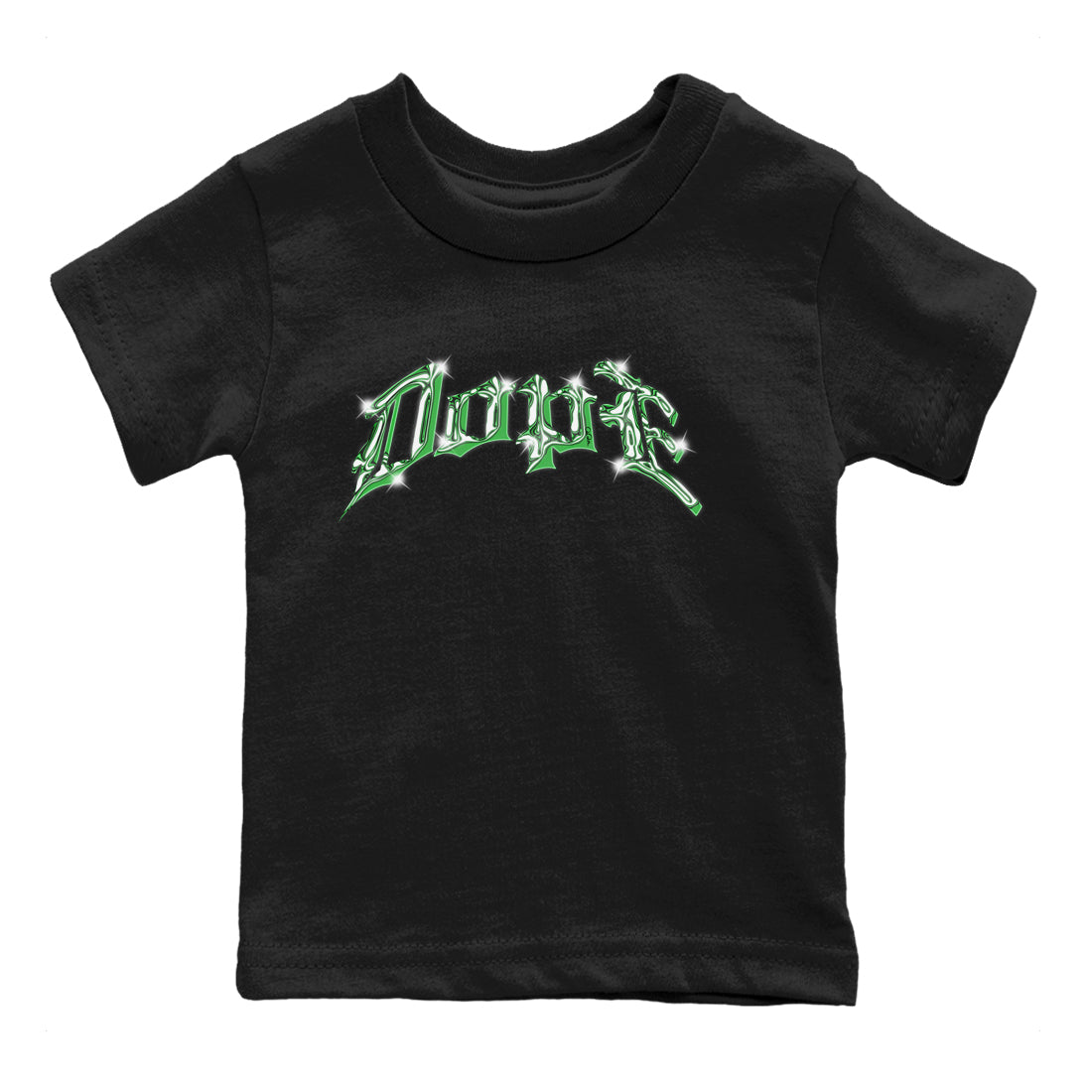 Air Jordan 3 Lucky Green Sneaker Tees Drip Gear Zone Dope Sneaker Tees AJ3 Lucky Green Shirt Kids Shirts Black 2