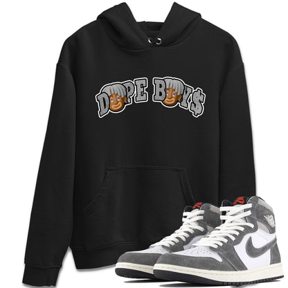 Air Jordan 1 Washed Heritage Sneaker Match Tees Dope Boys Sneaker Tees AJ1 Washed Heritage Sneaker Release Tees Unisex Shirts Black 1