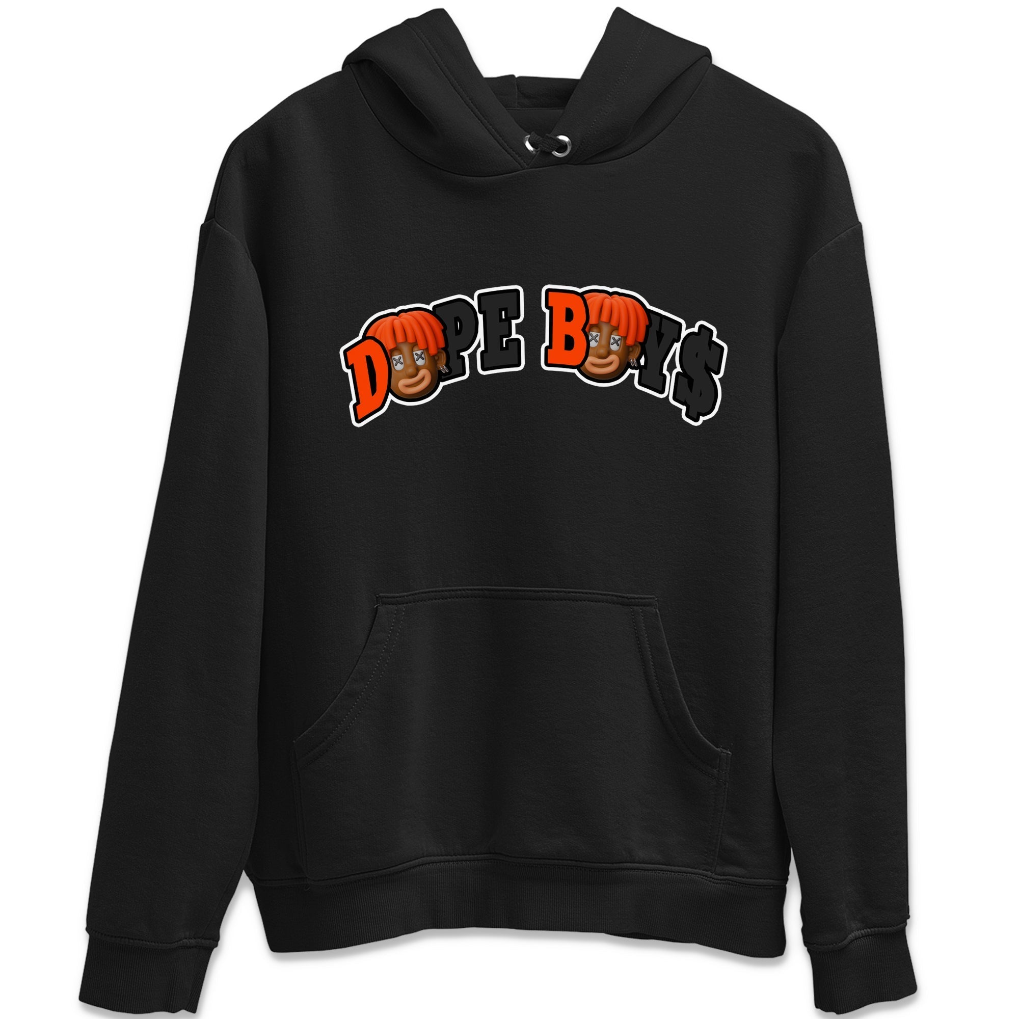 Air Jordan 12 Brilliant Orange Sneaker Match Tees Dope Boys Sneaker Tees AJ12 Brilliant Orange Sneaker Release Tees Unisex Shirts Black 2