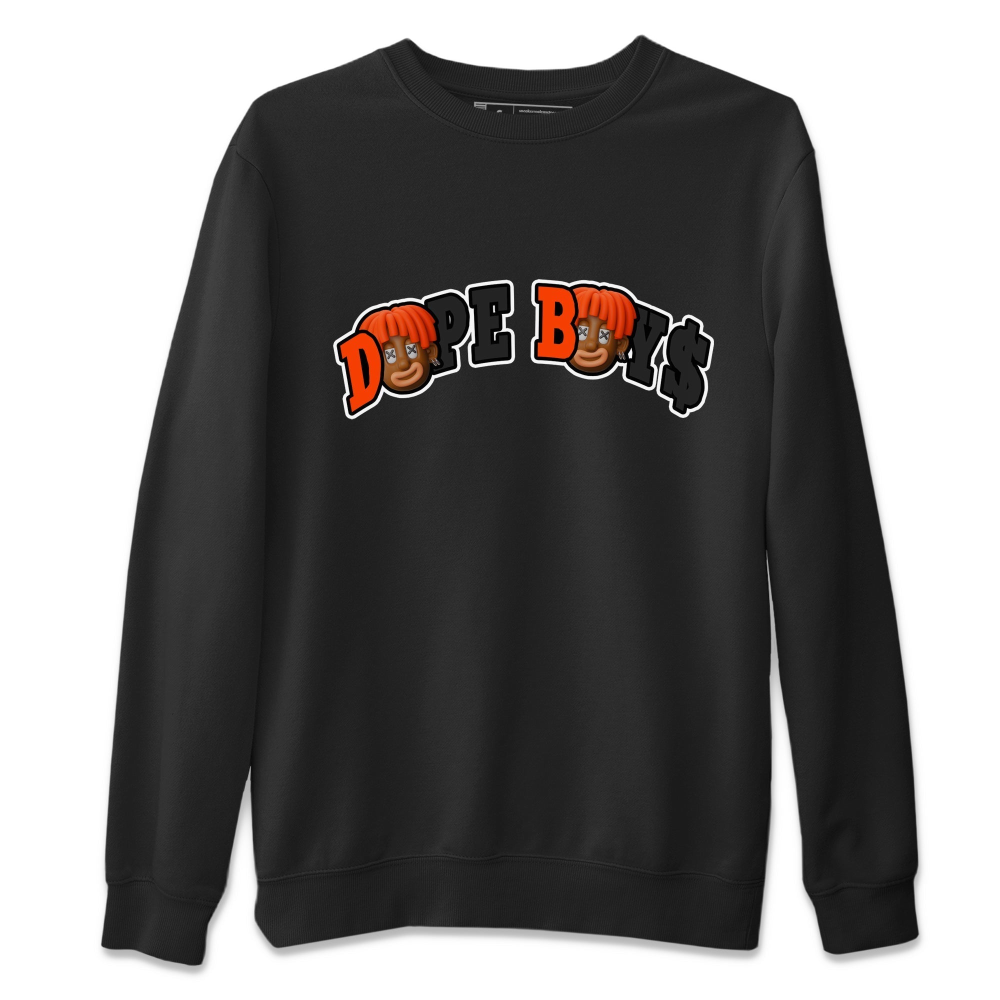 Air Jordan 12 Brilliant Orange Sneaker Match Tees Dope Boys Sneaker Tees AJ12 Brilliant Orange Sneaker Release Tees Unisex Shirts Black 2