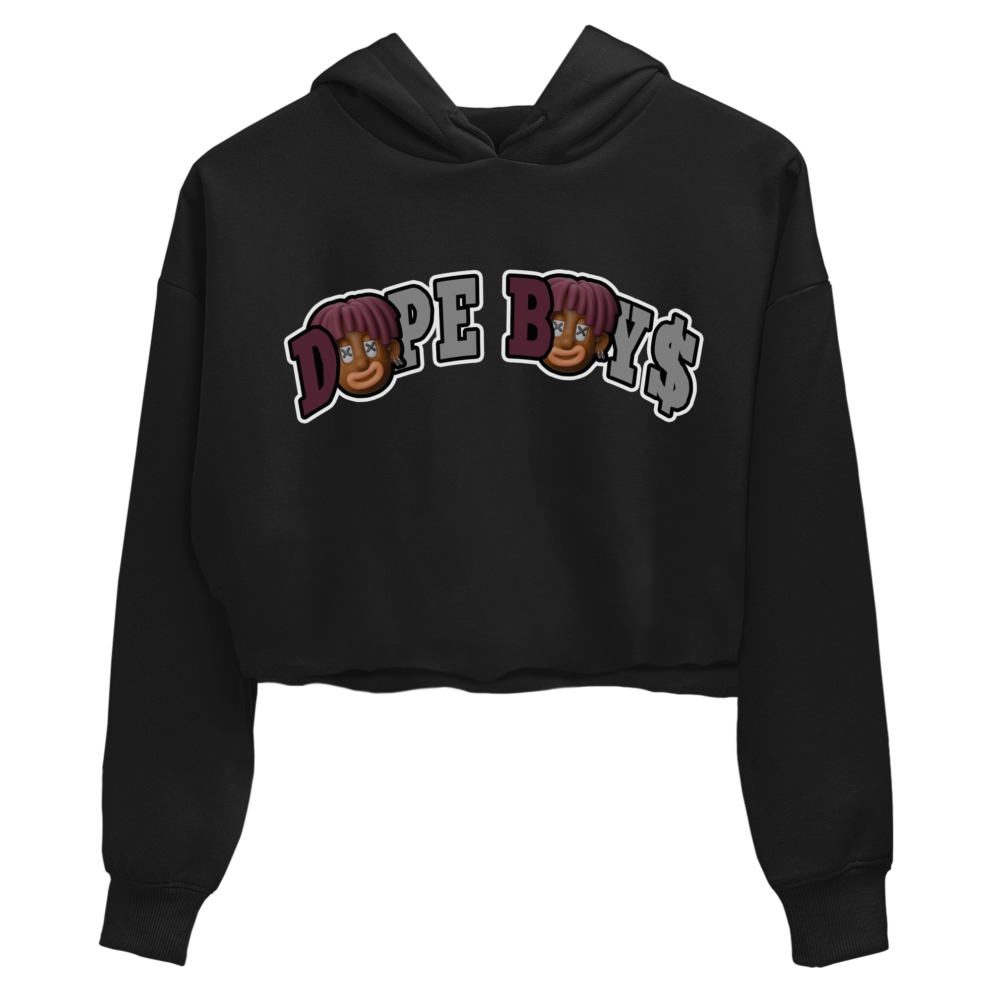 Air Jordan 5 Burgundy Sneaker Match Tees Dope Boys Sneaker Tees AJ5 Burgundy Sneaker Release Tees Women's Shirts Black 2