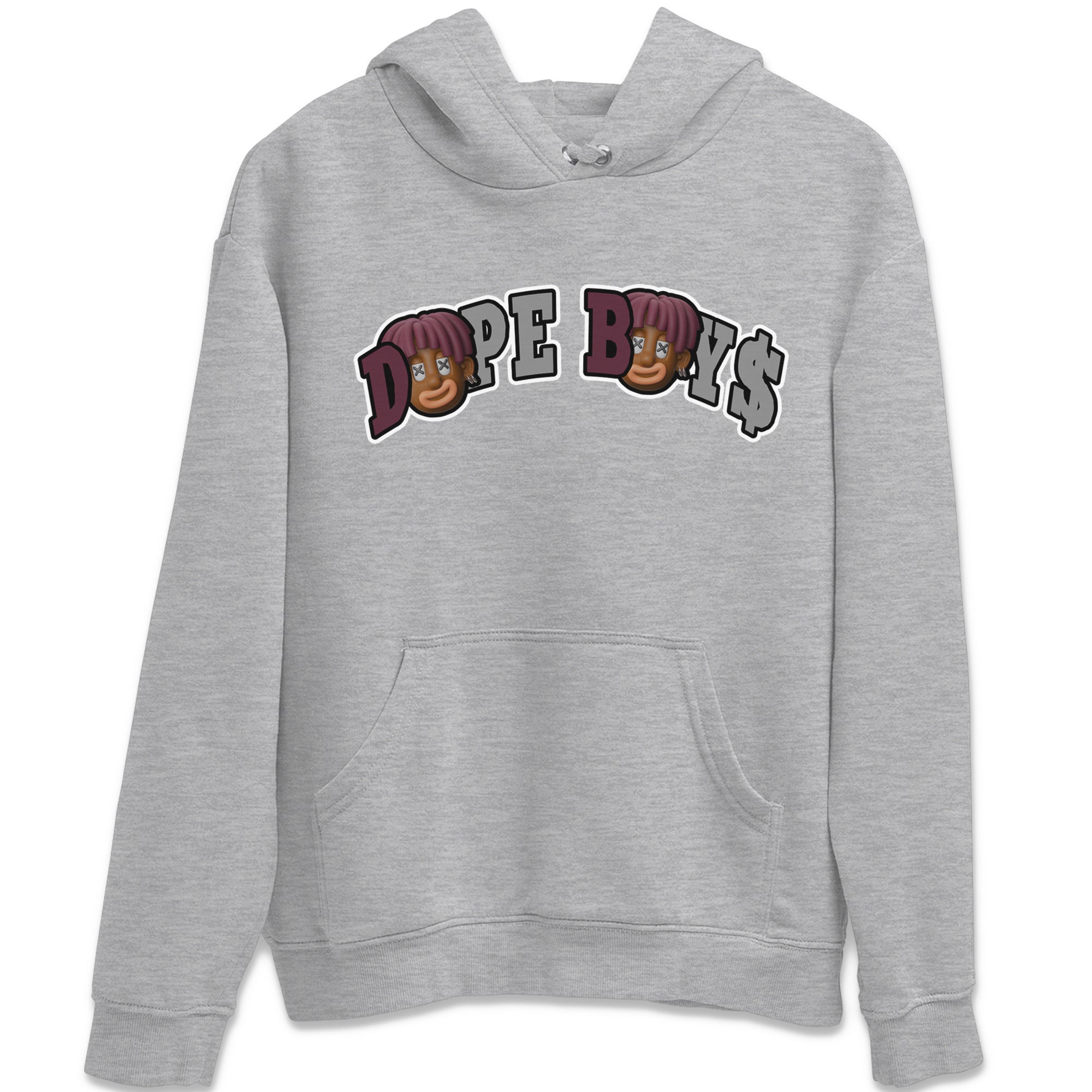 Air Jordan 5 Burgundy Sneaker Match Tees Dope Boys Sneaker Tees AJ5 Burgundy Sneaker Release Tees Unisex Shirts Heather Grey 2