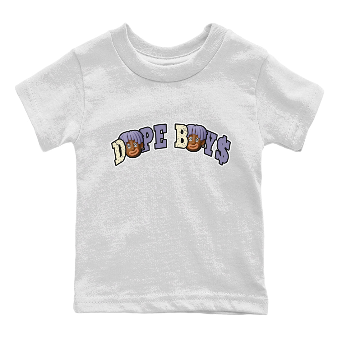 Air Jordan 5 Indigo Haze Sneaker Match Tees Dope Boys Sneaker Tees AJ5 Indigo Haze Sneaker Release Tees Kids Shirts White 2