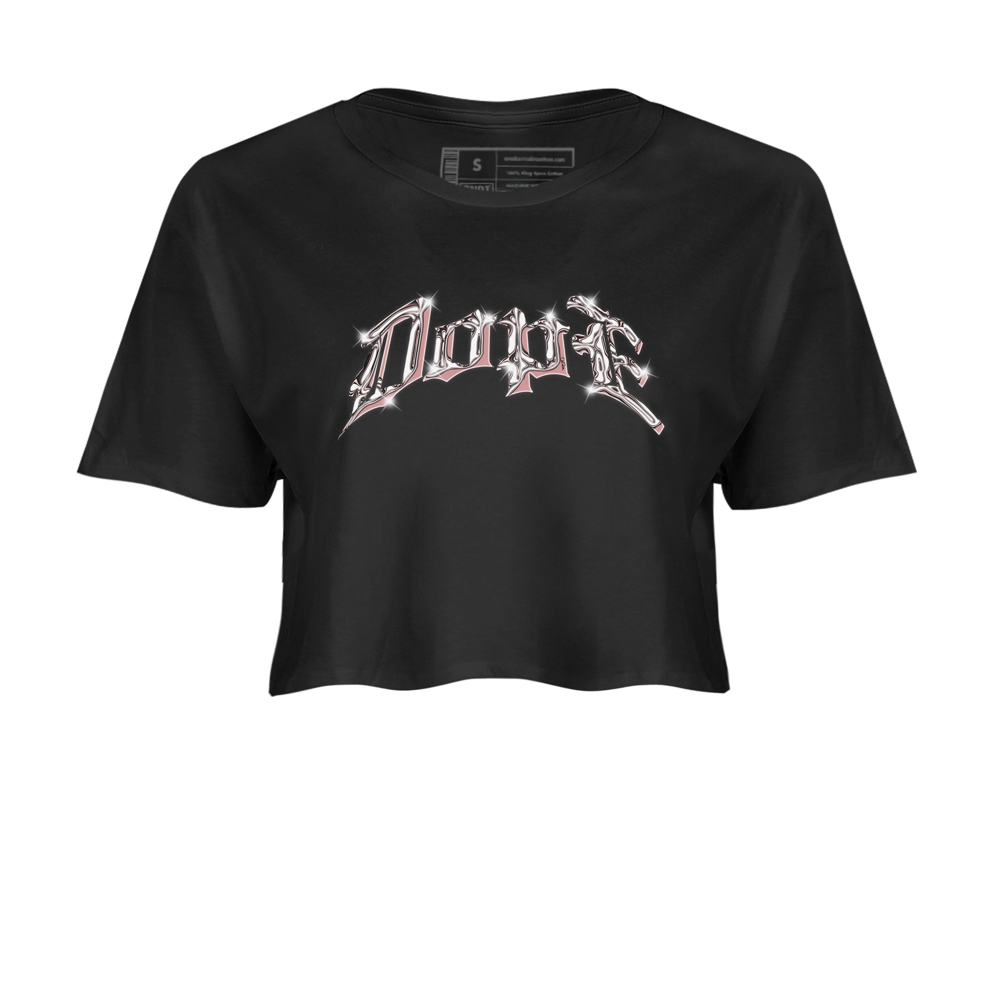 Dunk Rose Whisper shirt to match jordans Dope Streetwear Sneaker Shirt Nike Dunk LowRose Whisper Drip Gear Zone Sneaker Matching Clothing Black 2 Crop T-Shirt