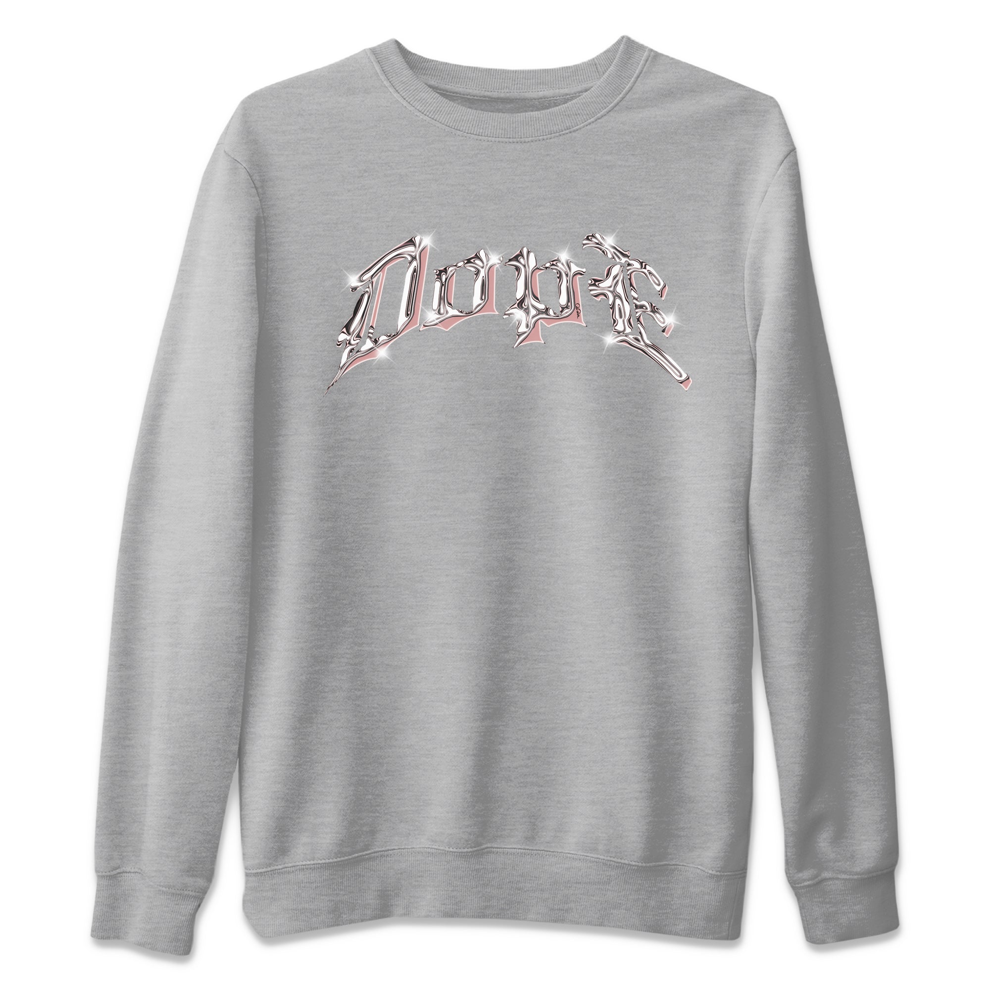 Dunk Rose Whisper shirt to match jordans Dope Streetwear Sneaker Shirt Nike Dunk LowRose Whisper Drip Gear Zone Sneaker Matching Clothing Unisex Heather Grey 2 T-Shirt