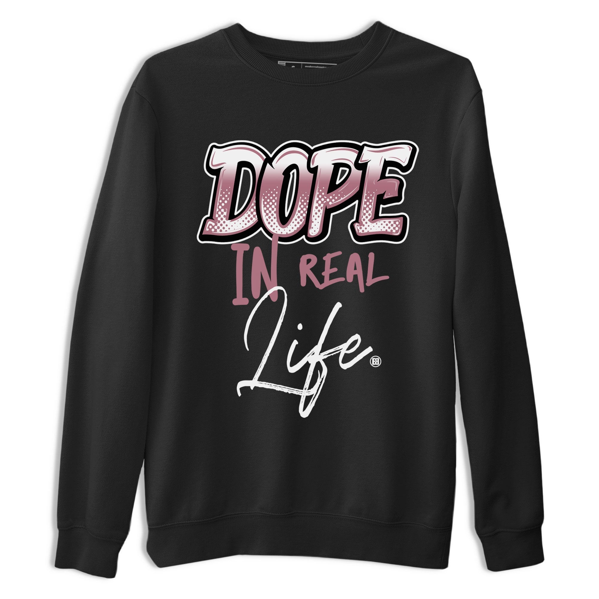 Air Jordan 1 High OG WMNS Mauve shirt to match jordans Dope In Real Life crew neck streetwear t-shirt Air Jordan 1 Mauve Drip Gear Zone Unisex Black 2 Sneaker Matching Tee