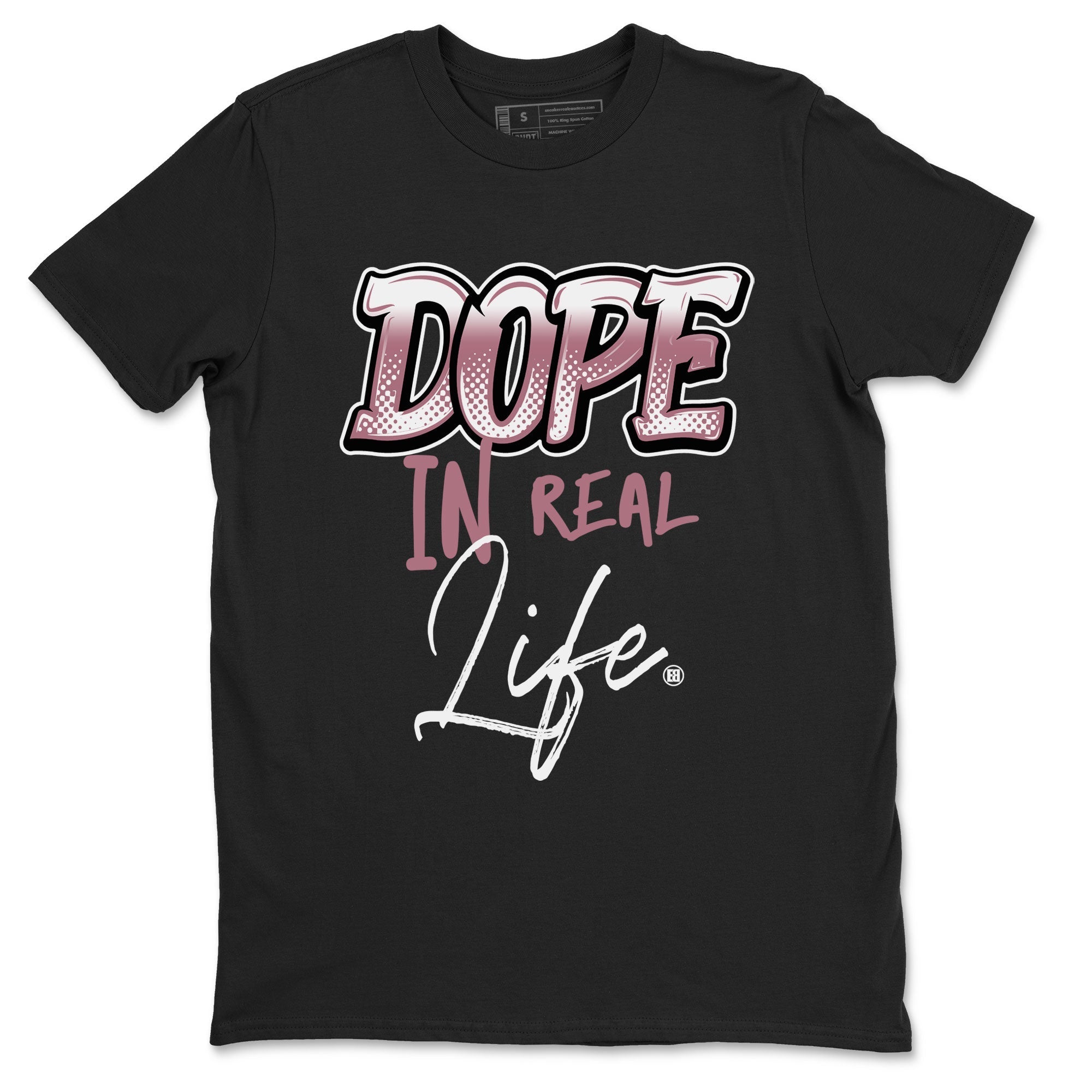 Air Jordan 1 High OG WMNS Mauve shirt to match jordans Dope In Real Life crew neck streetwear t-shirt Air Jordan 1 Mauve Drip Gear Zone Unisex Black 2 Sneaker Matching Tee