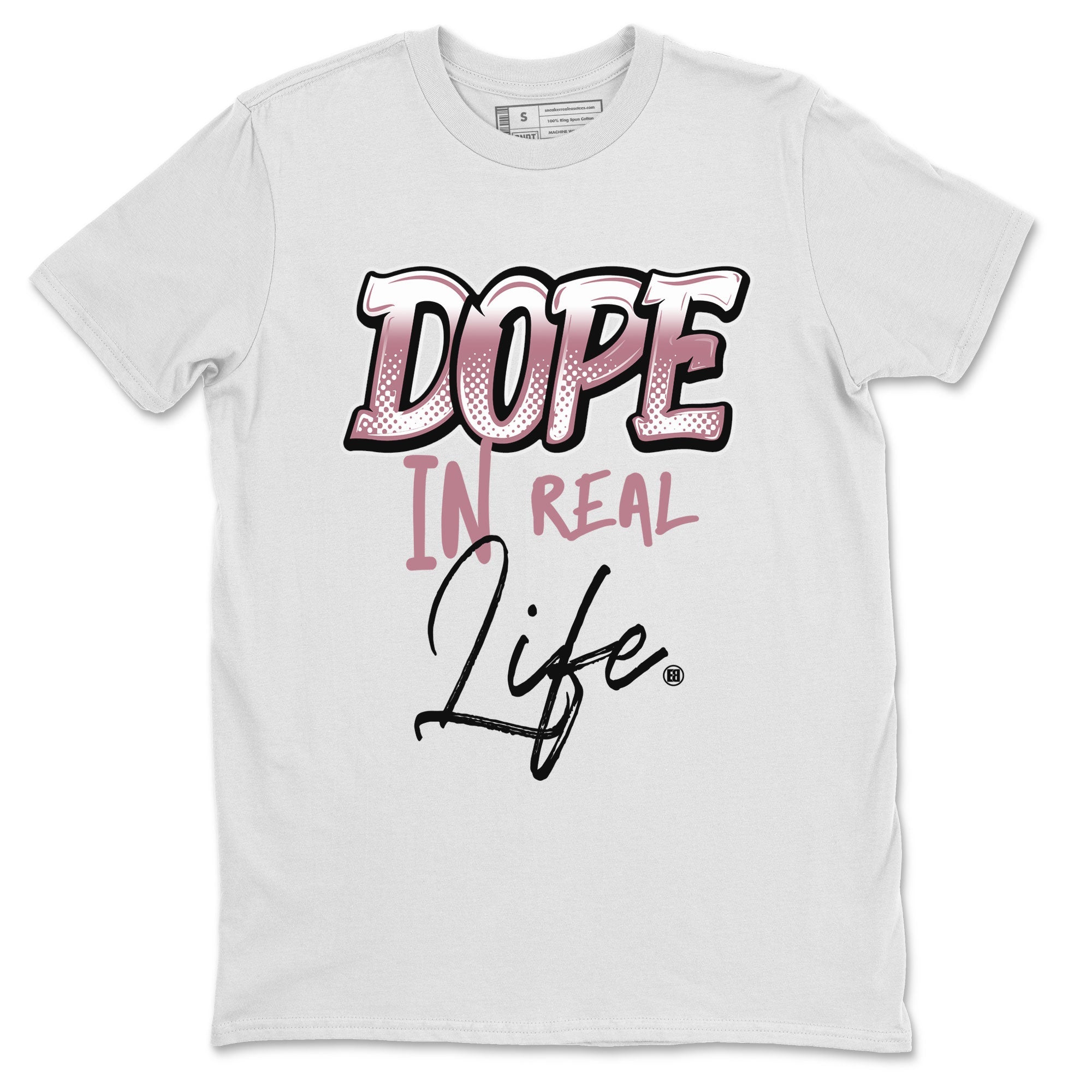Air Jordan 1 High OG WMNS Mauve shirt to match jordans Dope In Real Life crew neck streetwear t-shirt Air Jordan 1 Mauve Drip Gear Zone Unisex White 2 Sneaker Matching Tee