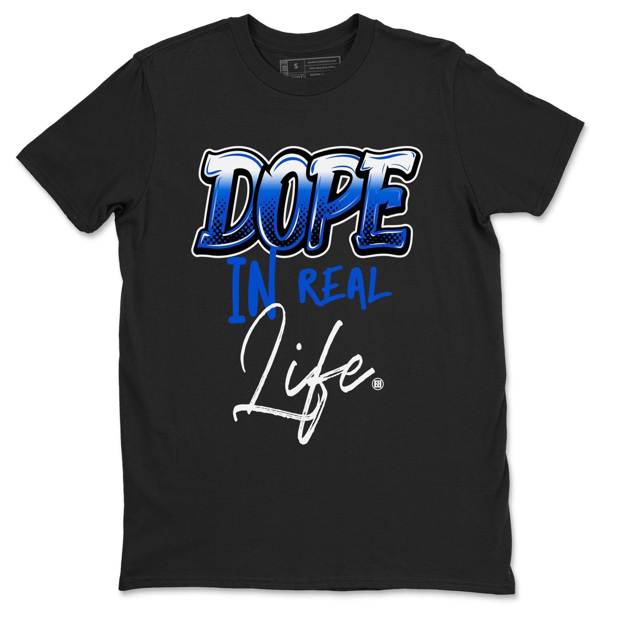 Jordan 1 High OG Royal Reimagined shirt to match jordans Dope In Real Life sneaker tees Air Jordan 1 Royal Reimagined Drip Gear Zone Crew Neck T-ShirtUnisex Black 2 T-Shirt