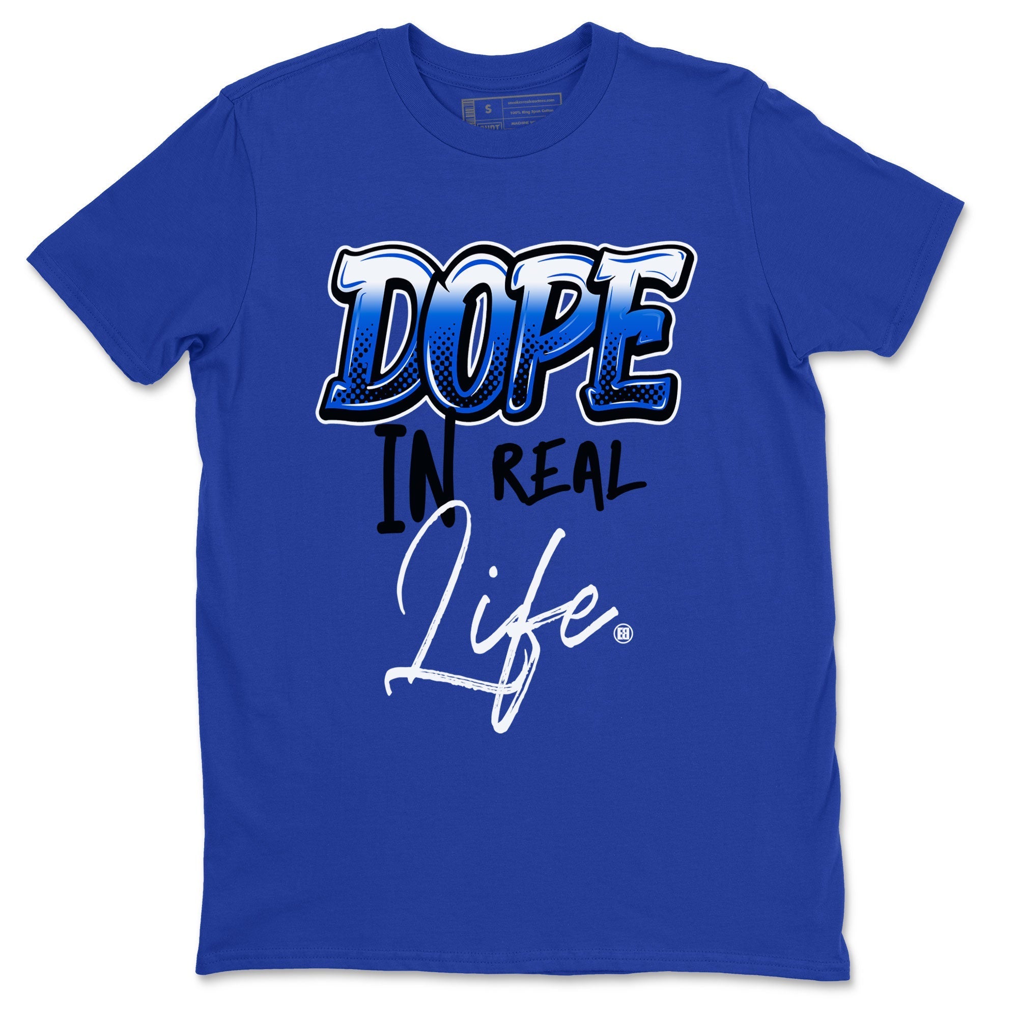 Jordan 1 High OG Royal Reimagined shirt to match jordans Dope In Real Life sneaker tees Air Jordan 1 Royal Reimagined Drip Gear Zone Crew Neck T-ShirtUnisex Royal Blue 2 T-Shirt