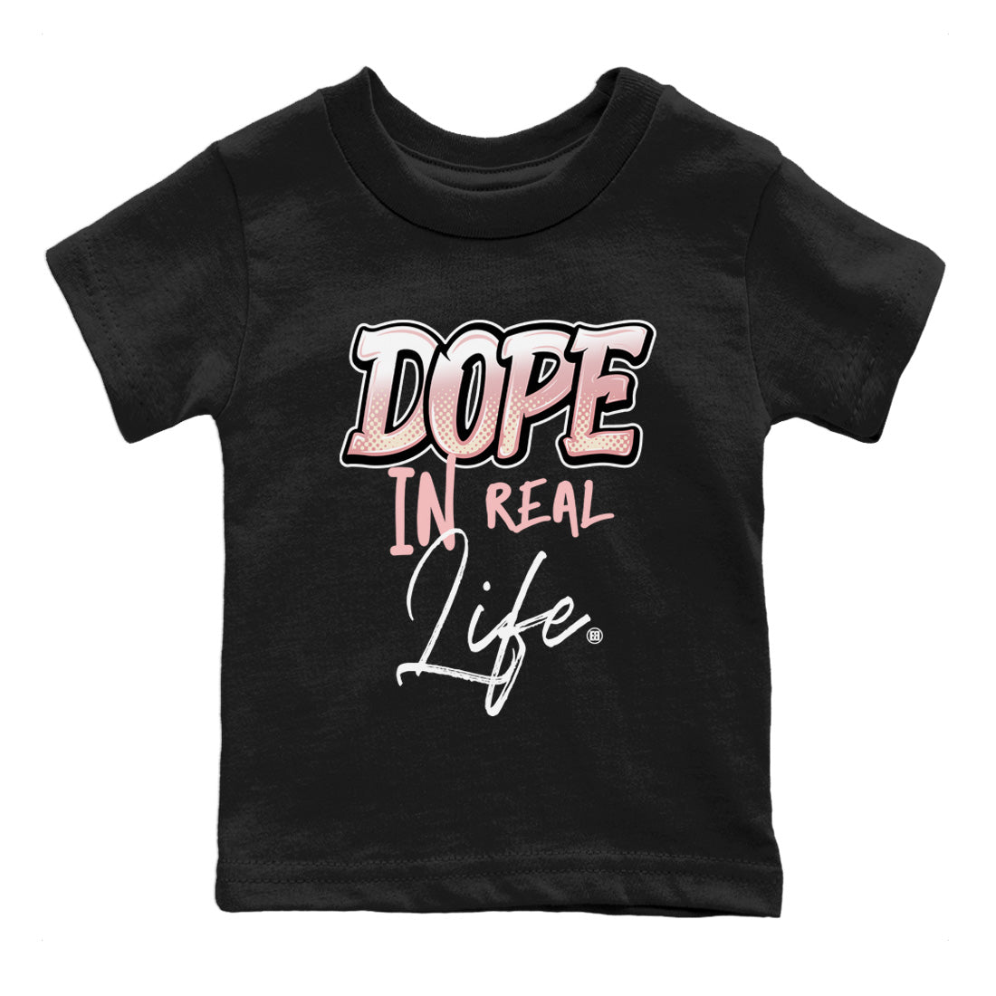 Air Jordan 1 Washed Pink Sneaker Match Tees Dope In Real Life Streetwear Sneaker Shirt Air Jordan 1 High OG WMNS Washed Pink Sneaker Release Tees Kids Shirts Black 2