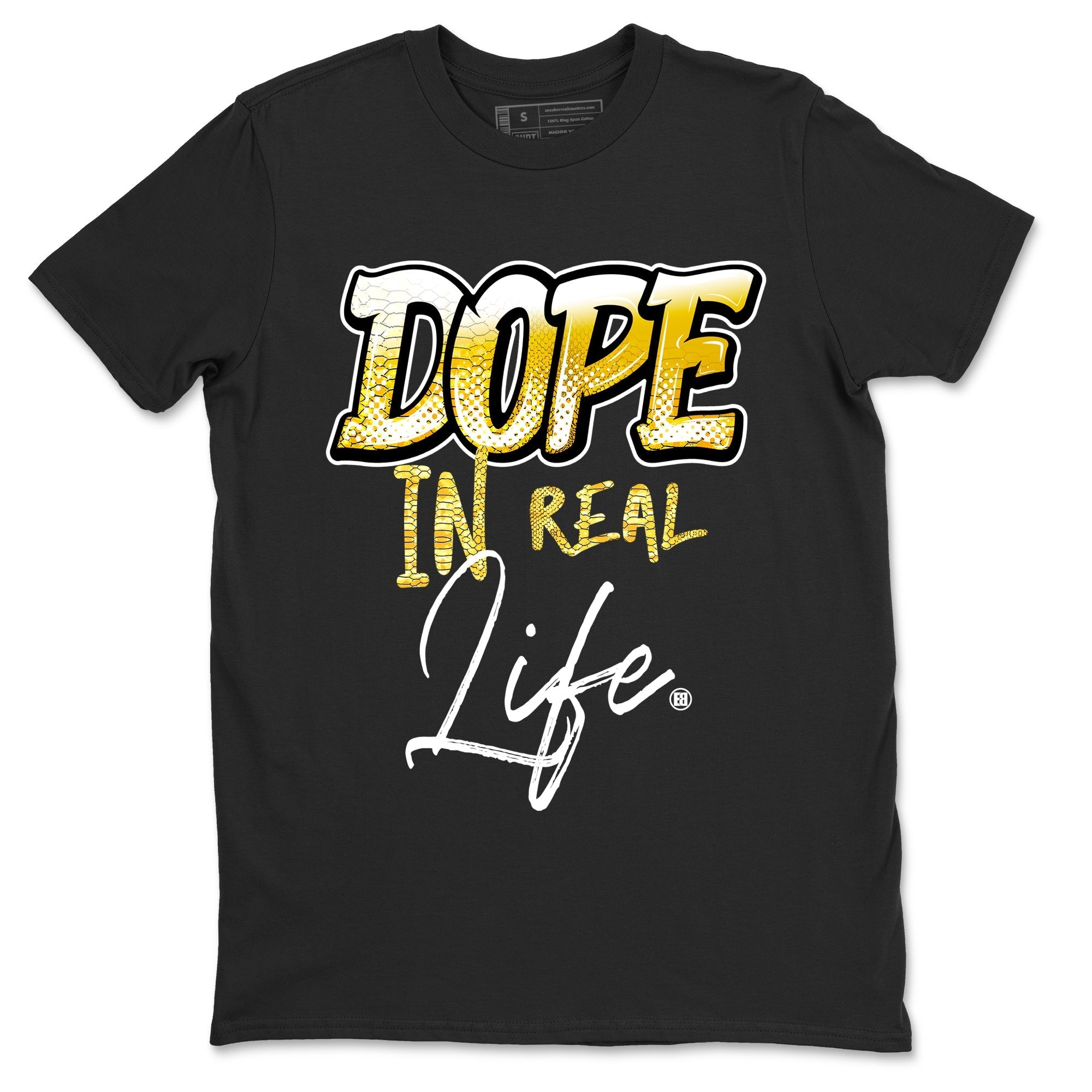 Air Jordan 11 Yellow Python Sneaker Match Tees Dope In Real Life Streetwear Sneaker Shirt Air Jordan 11 Yellow Snakeskin Sneaker Release Tees Unisex Shirts Black 2