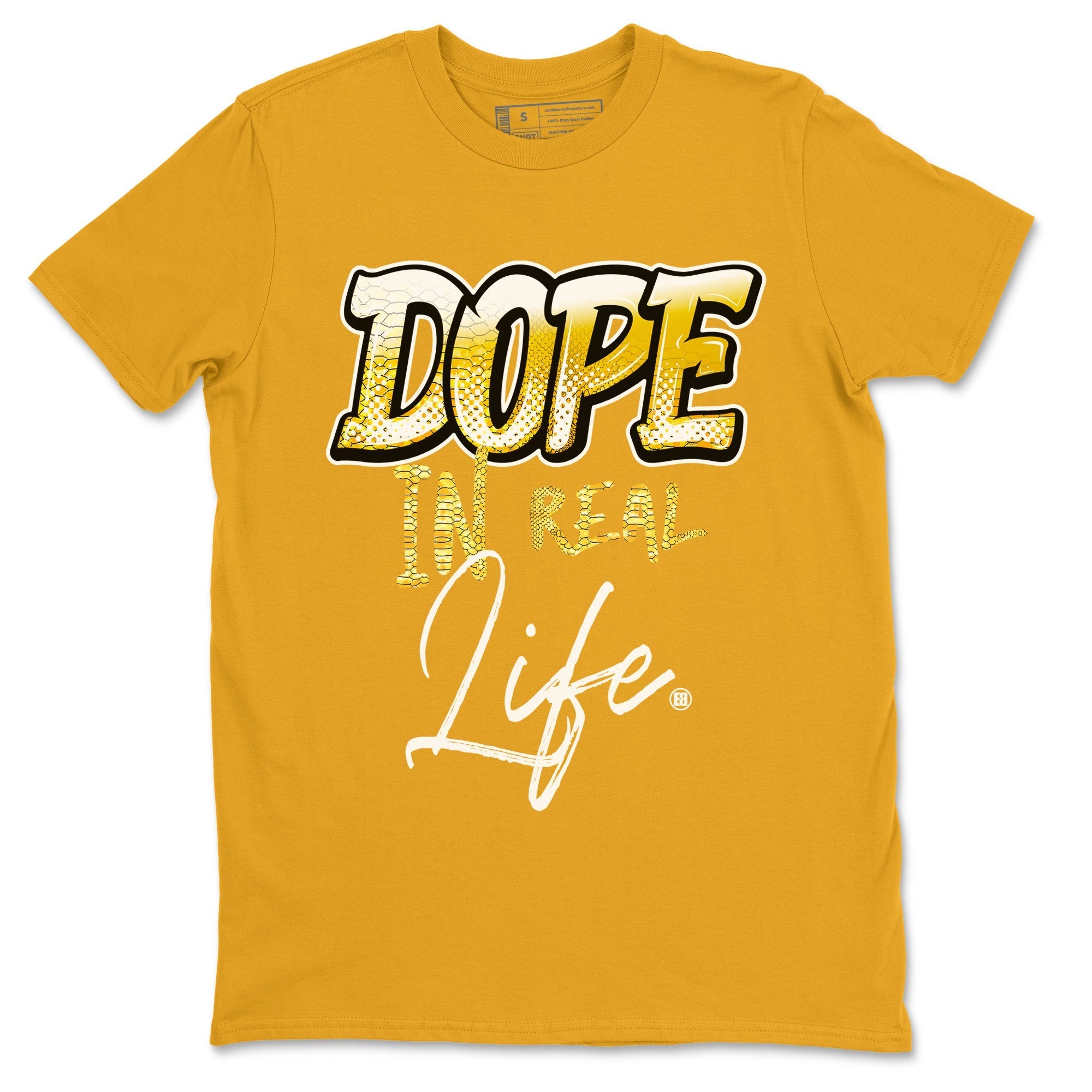 Air Jordan 11 Yellow Python Sneaker Match Tees Dope In Real Life Streetwear Sneaker Shirt Air Jordan 11 Yellow Snakeskin Sneaker Release Tees Unisex Shirts Gold 2