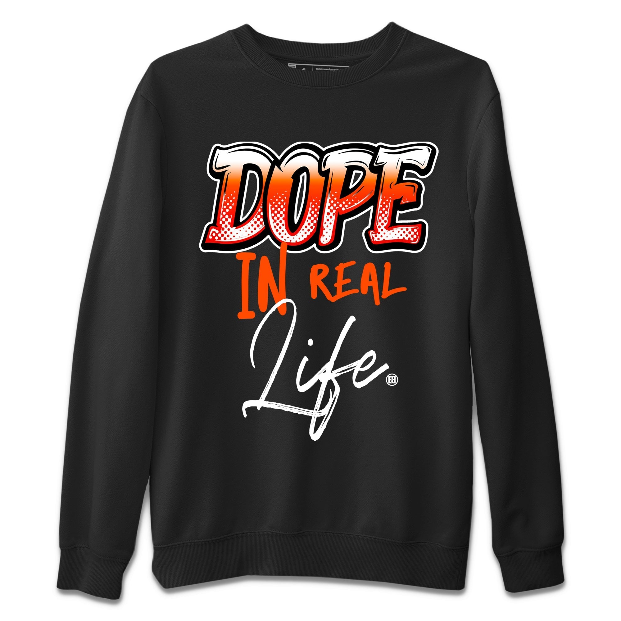 Air Jordan 12 Brilliant Orange Sneaker Match Tees Dope In Real Life Streetwear Sneaker Shirt 12s Brilliant Orange Tee Unisex Shirts Black 2