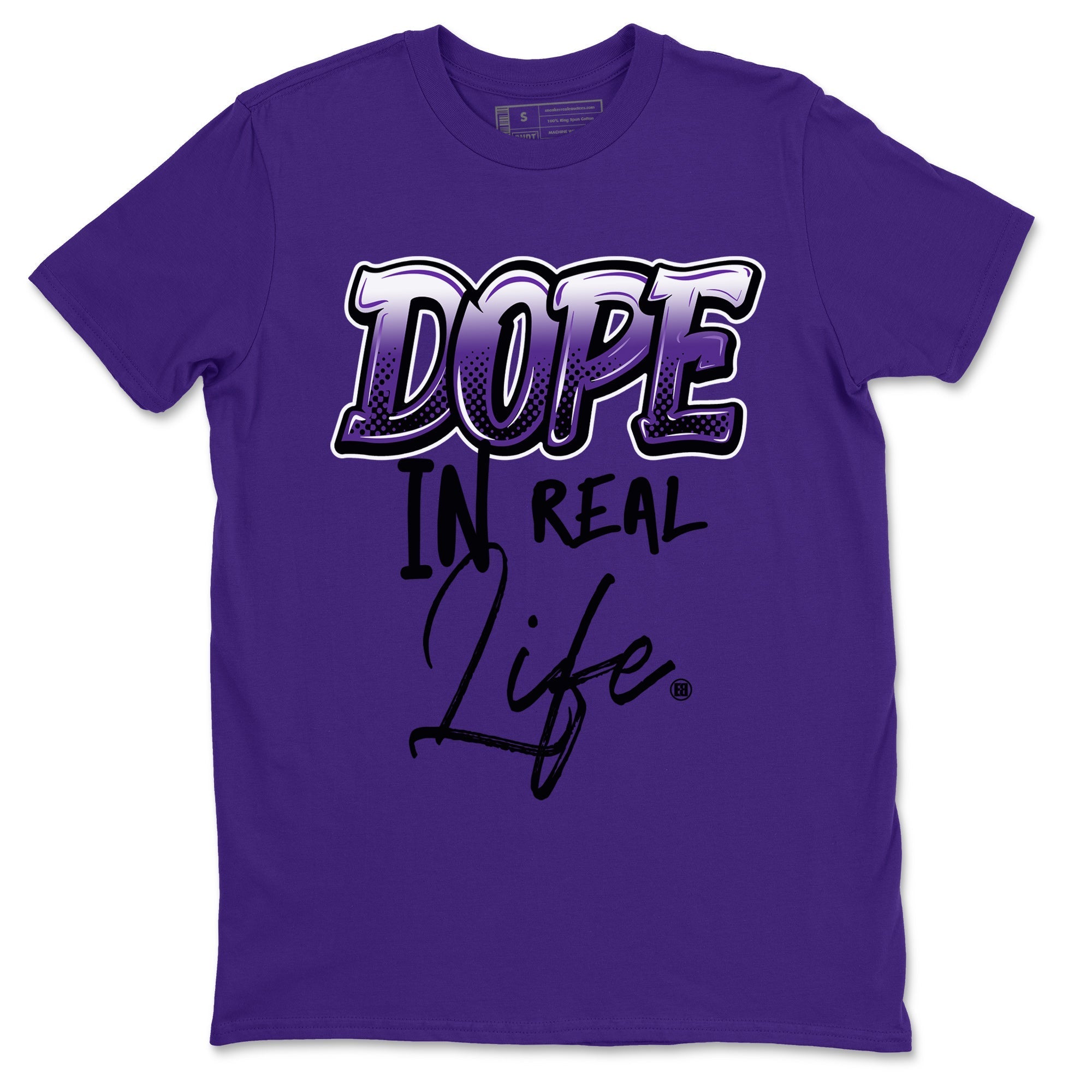 Air Jordan 12 Field Purple Sneaker Match Tees Dope In Real Life Streetwear Sneaker Shirt AJ12 Field Purple Drip Gear Zone Sneaker Matching Clothing Unisex Shirts Purple 2