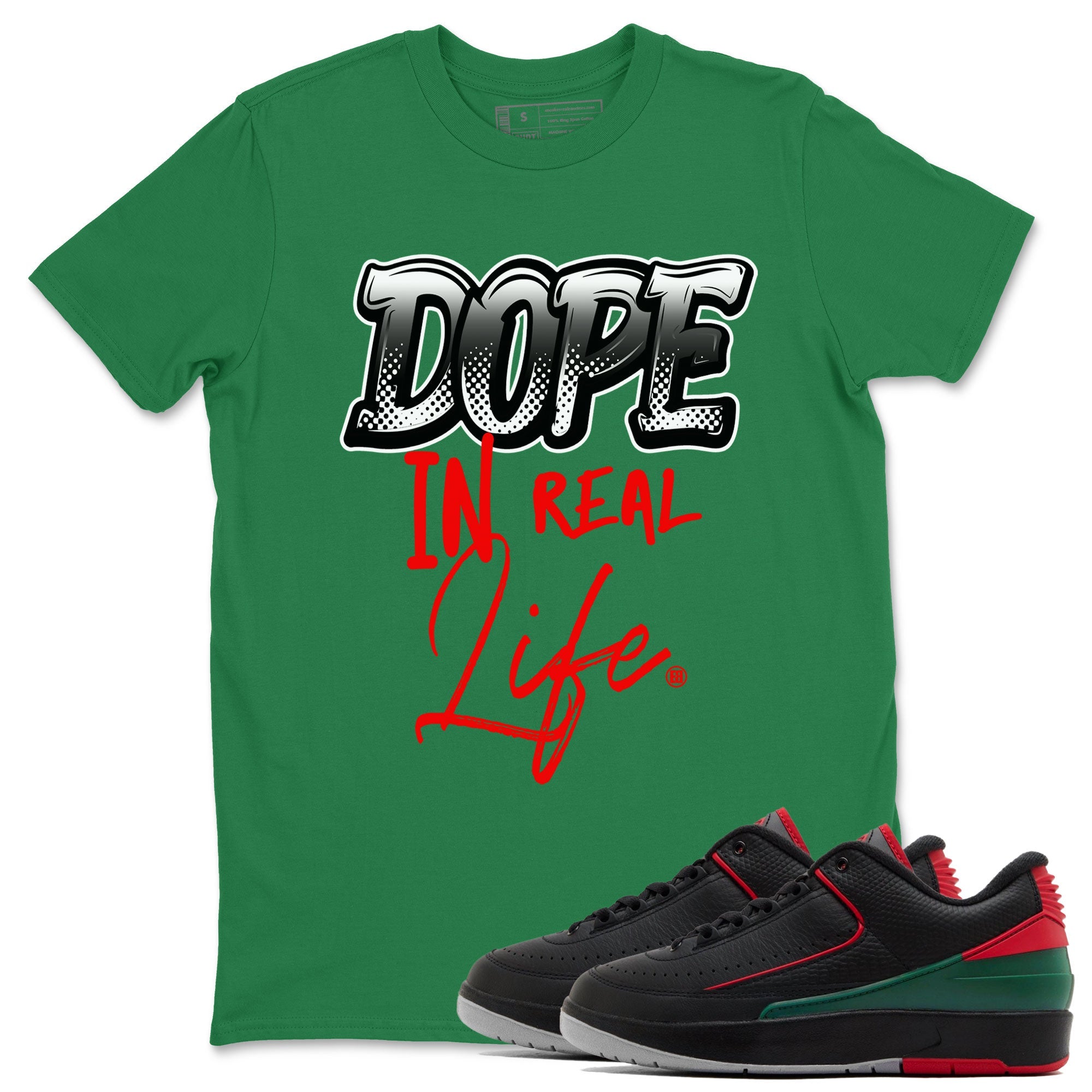 Air Jordan 2 Low Christmas shirt to match jordans Speicla Holiday Christmas Shirts Dope In Real Life sneaker tees Air Jordan 2 Christmas Drip Gear Zone Sneaker Matching Shirt Unisex Kelly Green 1 T-Shirt