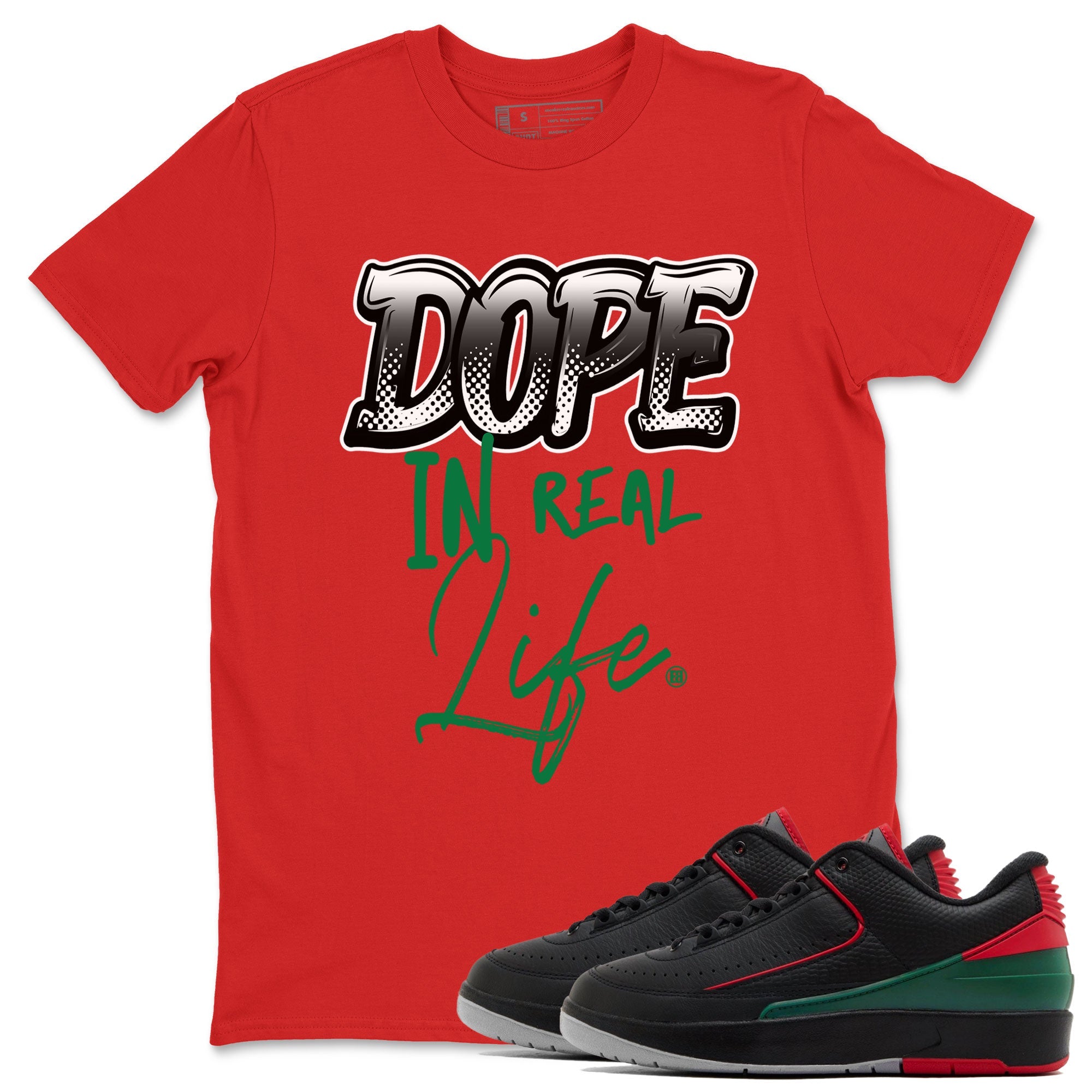 Air Jordan 2 Low Christmas shirt to match jordans Speicla Holiday Christmas Shirts Dope In Real Life sneaker tees Air Jordan 2 Christmas Drip Gear Zone Sneaker Matching Shirt Unisex Red 1 T-Shirt