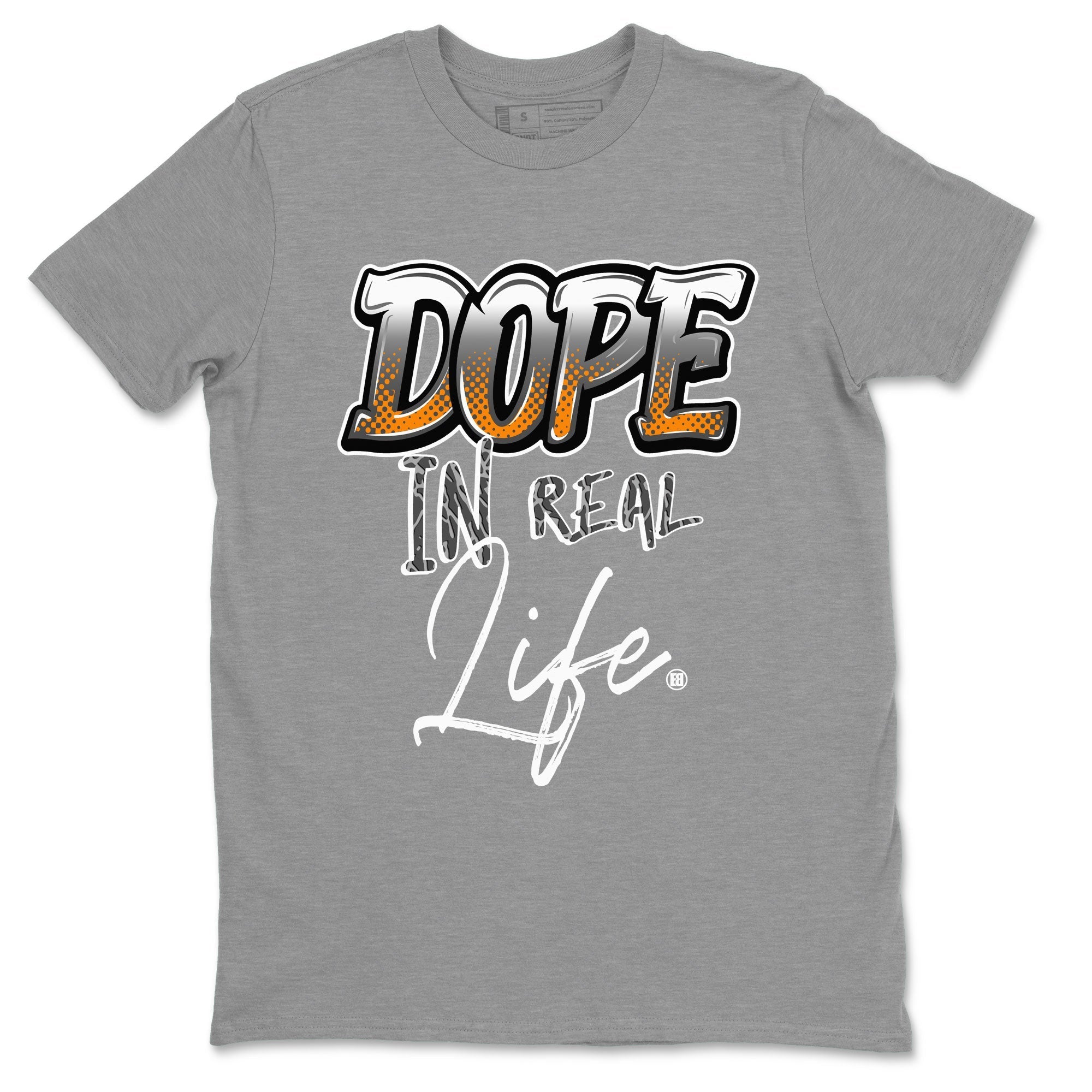Air Jordan 3 Retro Fear shirt to match jordans Dope In Real Life sneaker tees Air Jordan 3 Fear Drip Gear Zone Unisex Heather Grey 2 T-Shirt