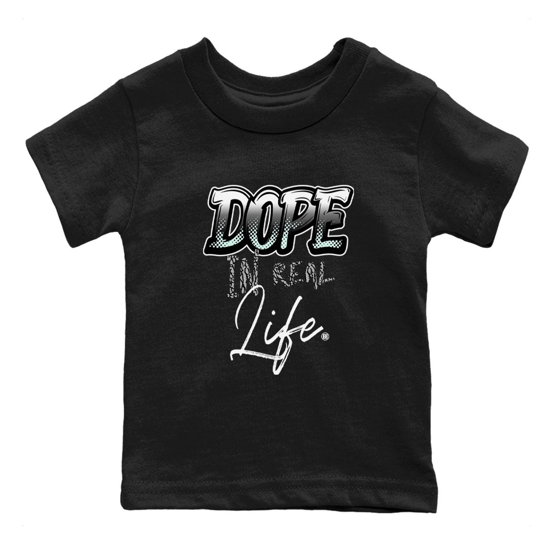 3s Green Glow shirt to match jordans Dope In Real Life sneaker tees Air Jordan 3 Green Glow Drip Gear Zone baby toddler Black 2 cotton Shirt