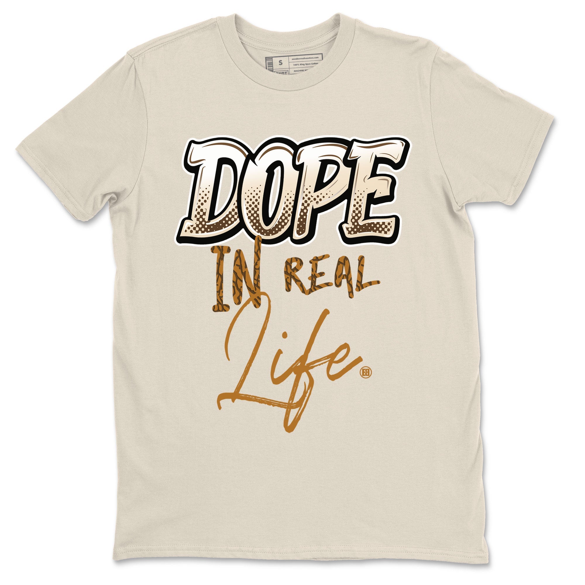 Air Jordan 3 Palomino shirt to match jordans Dope In Real Life Streetwear Sneaker Shirt Air Jordan 3 Palomino Drip Gear Zone Sneaker Matching Clothing Casual Unisex shirts Natural 2 T-Shirt