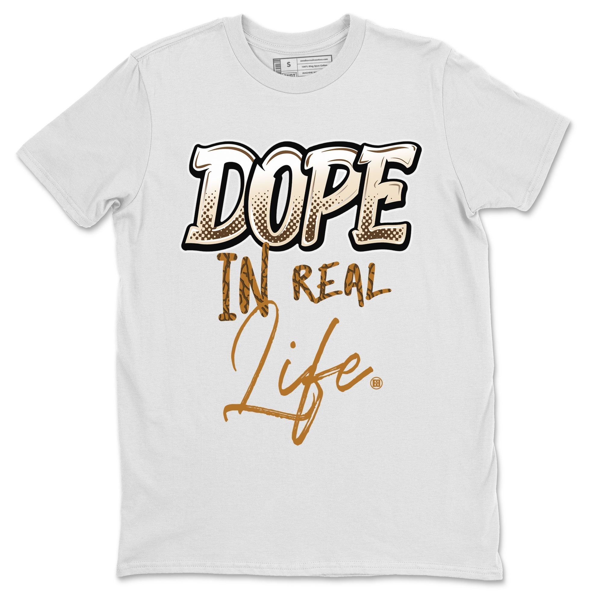 Air Jordan 3 Palomino shirt to match jordans Dope In Real Life Streetwear Sneaker Shirt Air Jordan 3 Palomino Drip Gear Zone Sneaker Matching Clothing Casual Unisex shirts White 2 T-Shirt