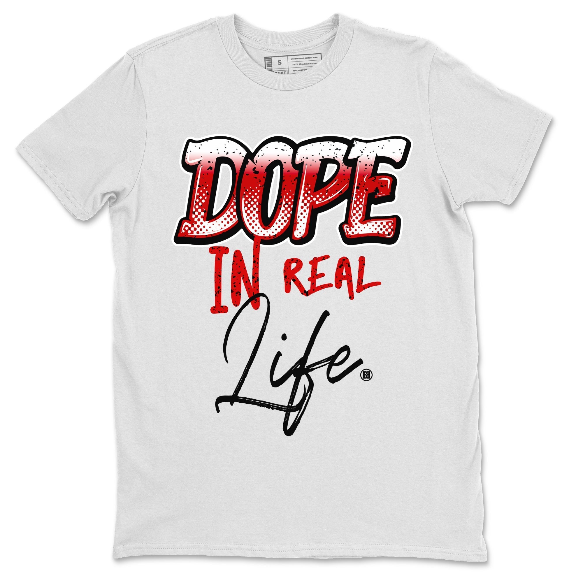 Jordan 4 Red Cement Tees Outfits Dope In Real Life Streetwear Sneaker Shirt Air Jordan 4 Red Cement Sneaker Release Tees Unisex Shirts White 2