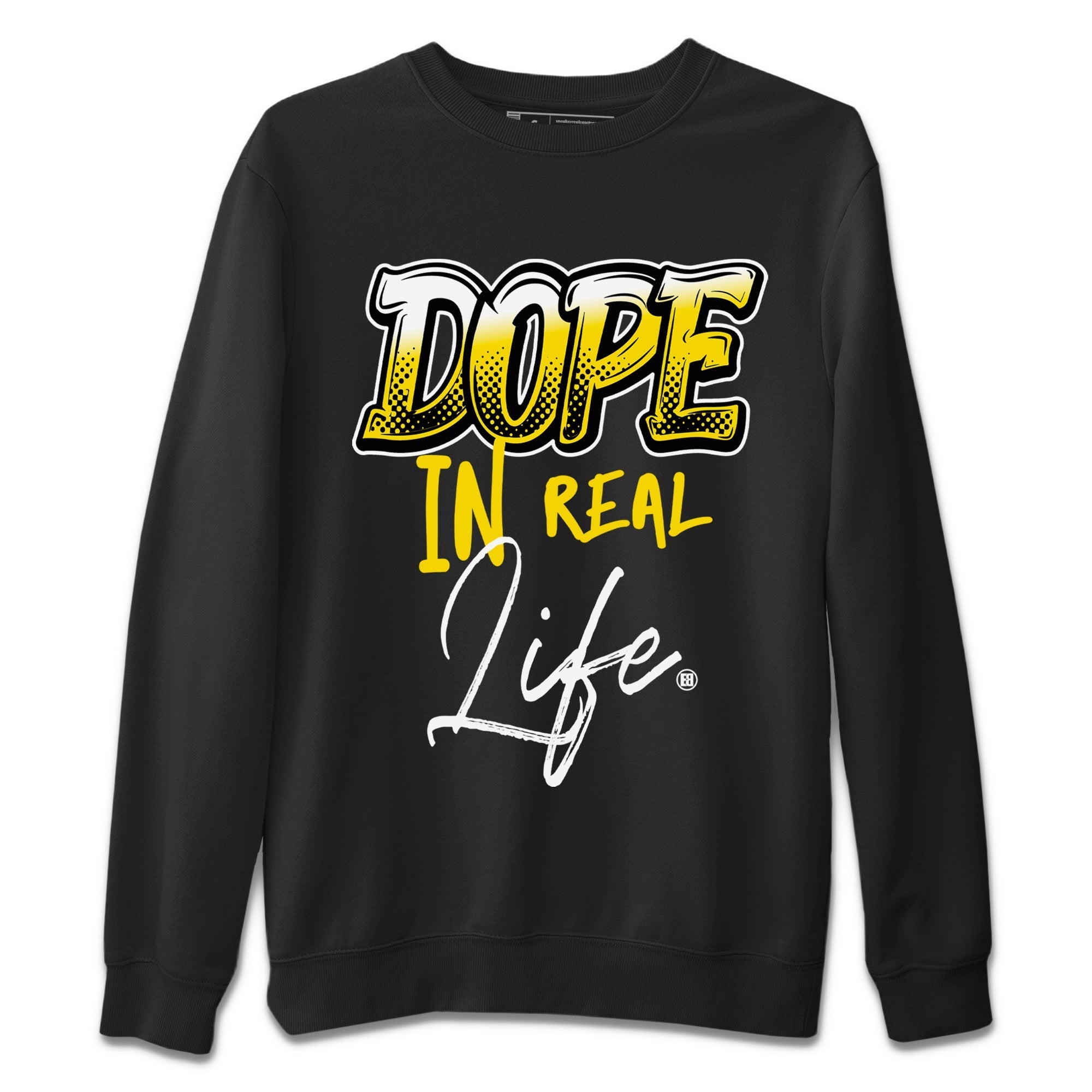 Air Jordan 4 Thunder Sneaker Match Tees Dope In Real Life Streetwear Sneaker Shirt Air Jordan 4 Retro Thunder Sneaker Release Tees Unisex Shirts Black 2