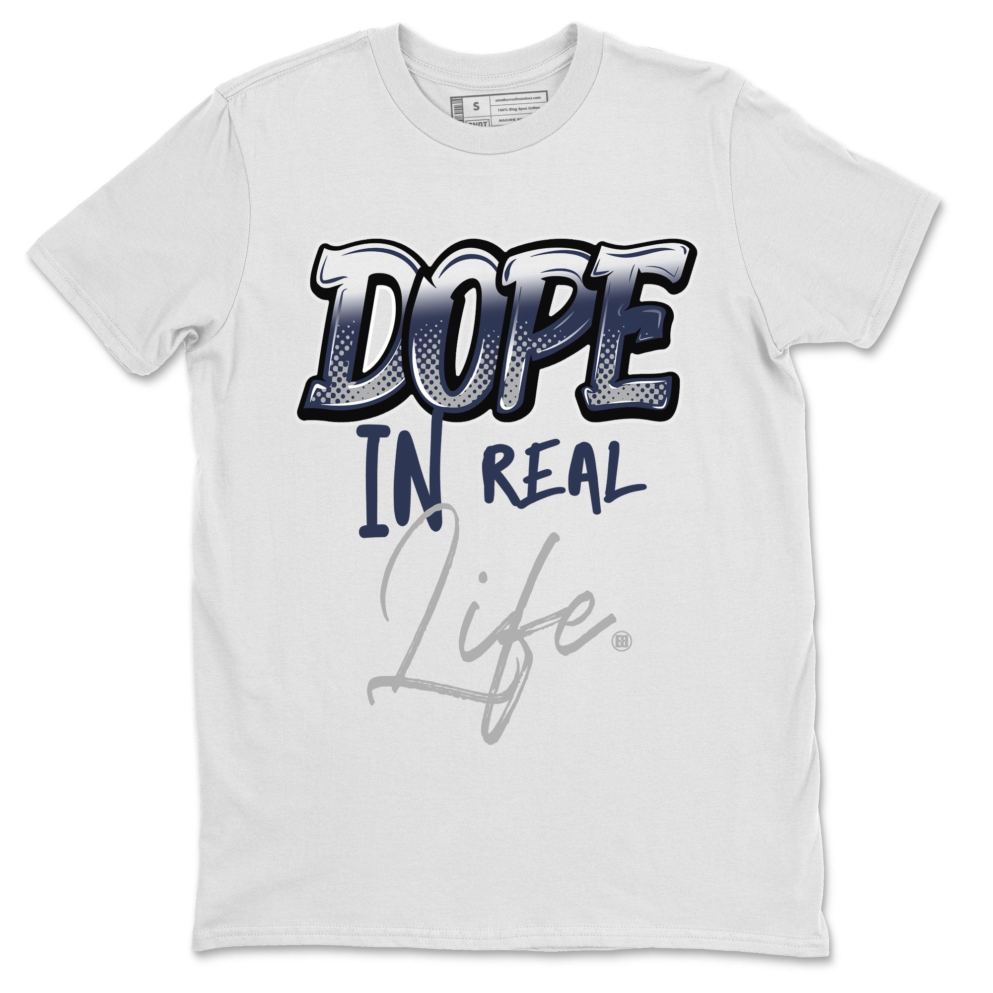 Jordan 5 Retro Georgetown shirt to match jordans Dope In Real Life Streetwear Sneaker Shirt Air Jordan 5 Georgetown Drip Gear Zone Sneaker Matching Clothing Unisex White 2 T-Shirt