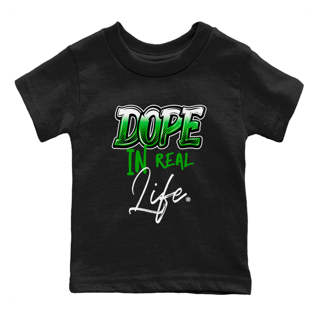 Jordan 5 Retro Lucky Green shirt to match jordans Dope In Real Life sneaker tees 5s Lucky Green Drip Gear Zone baby toddler Black 2 cotton Shirt