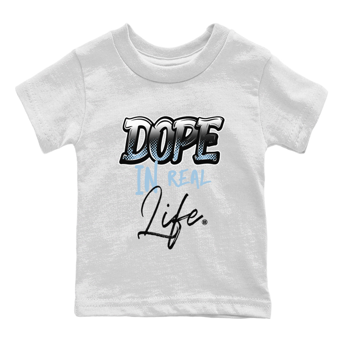 Air Jordan 7 Chambray Sneaker Match Tees Dope In Real Life Streetwear Sneaker Shirt AJ7 Chambray Drip Gear Zone Sneaker Matching Clothing Kids Shirts White 2