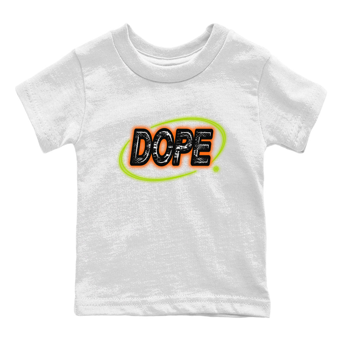 Nike Dunk Mid Halloween shirt to match jordans Dope Neon Sign sneaker tees Dunk Mid Halloween Drip Gear Zone Baby Toddler White 2 T-Shirt