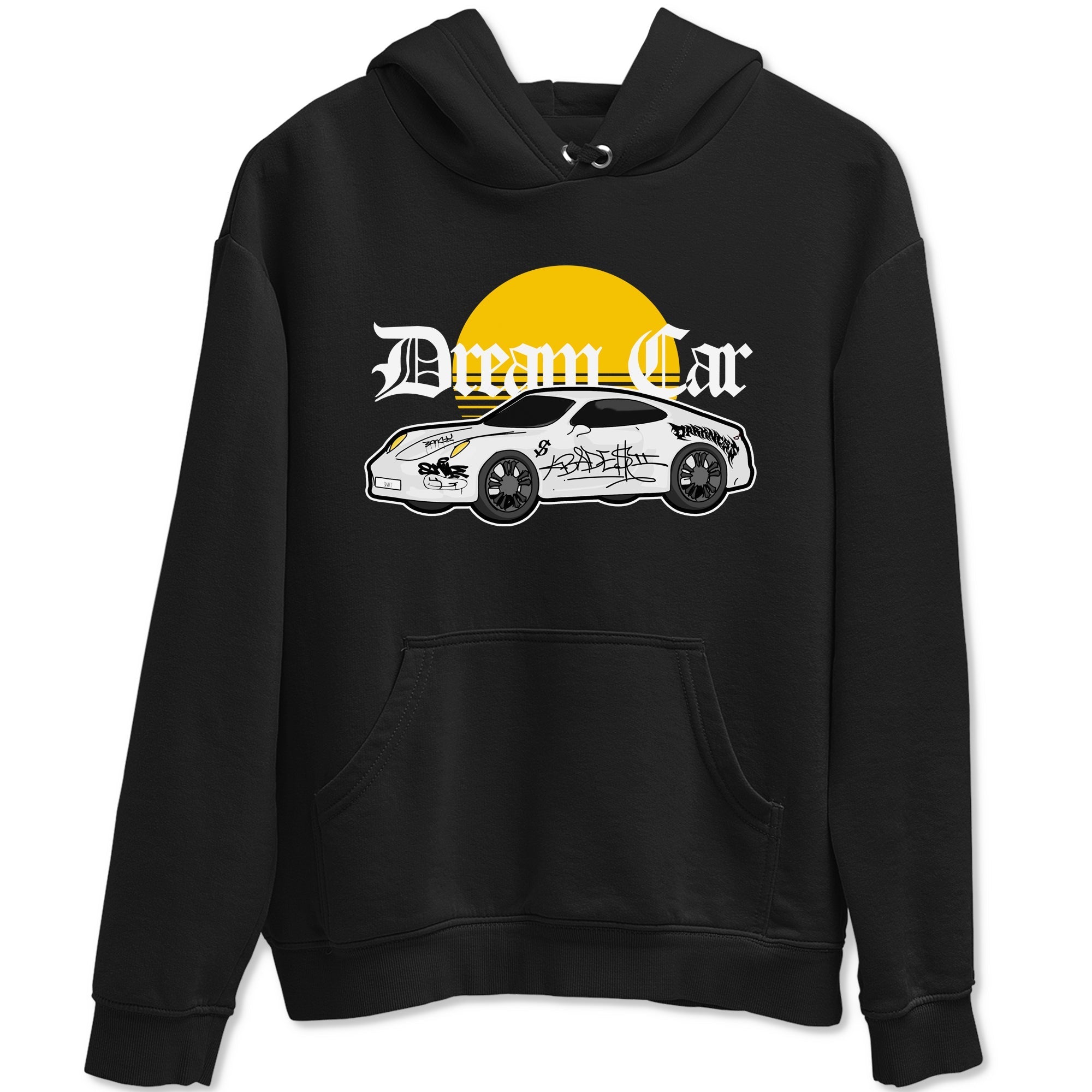 Air Jordan 1 Yellow Ochre shirt to match jordans Dream Car sneaker tees streetwear brand AJ1 Yellow Ochre Drip Gear Zone Brand unisex cotton Black 2 crew neck shirt