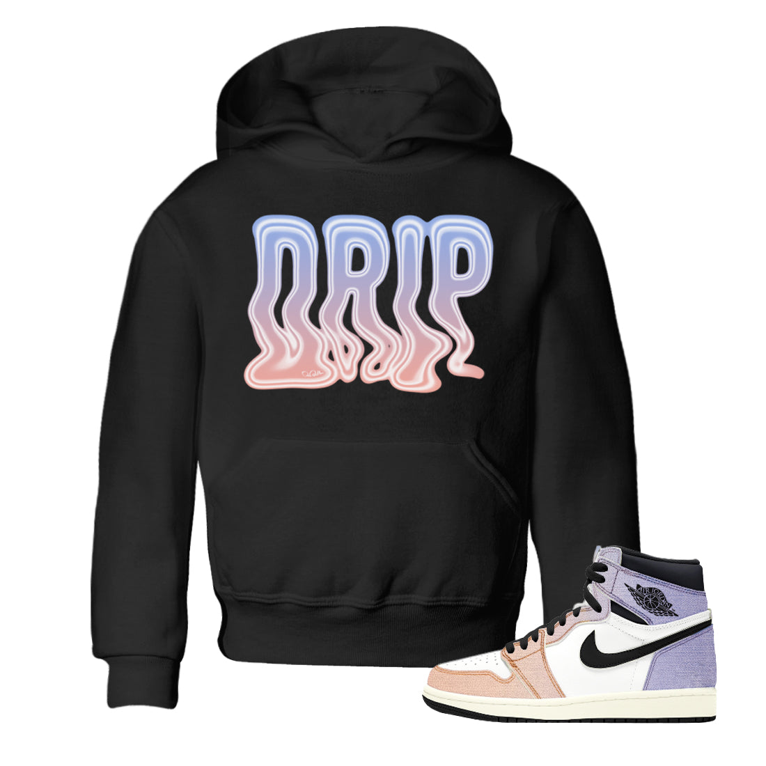 Air Jordan 1 Skyline Drip Baby and Kids Sneaker Tees Air Jordan 1 Skyline Kids Sneaker Tees Washing and Care Tip