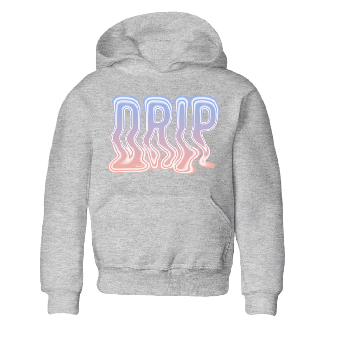 Air Jordan 1 Skyline Sneaker Tees Drip Gear Zone Drip Sneaker Tees AJ1 Skyline Shirt Kids Shirts Heather Grey 2