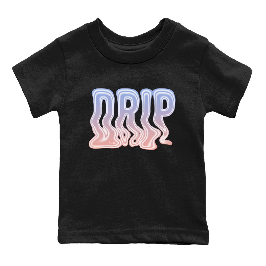 Air Jordan 1 Skyline Sneaker Tees Drip Gear Zone Drip Sneaker Tees AJ1 Skyline Shirt Kids Shirts Black 2