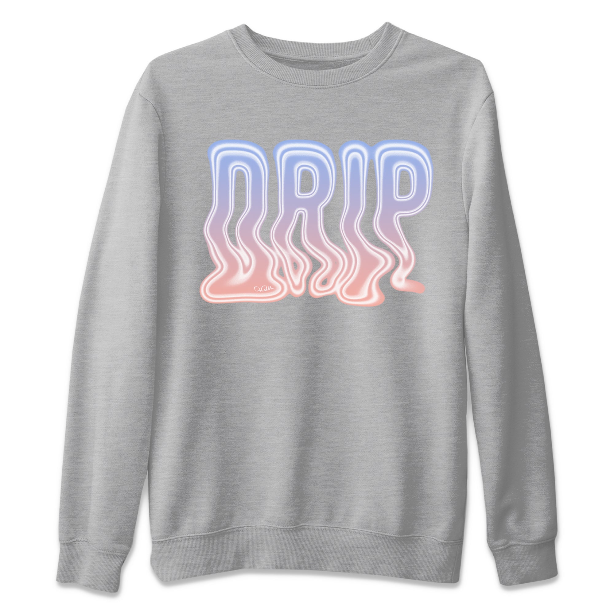 Air Jordan 1 Skyline Sneaker Tees Drip Gear Zone Drip Sneaker Tees AJ1 Skyline Shirt Unisex Shirts Heather Grey 2