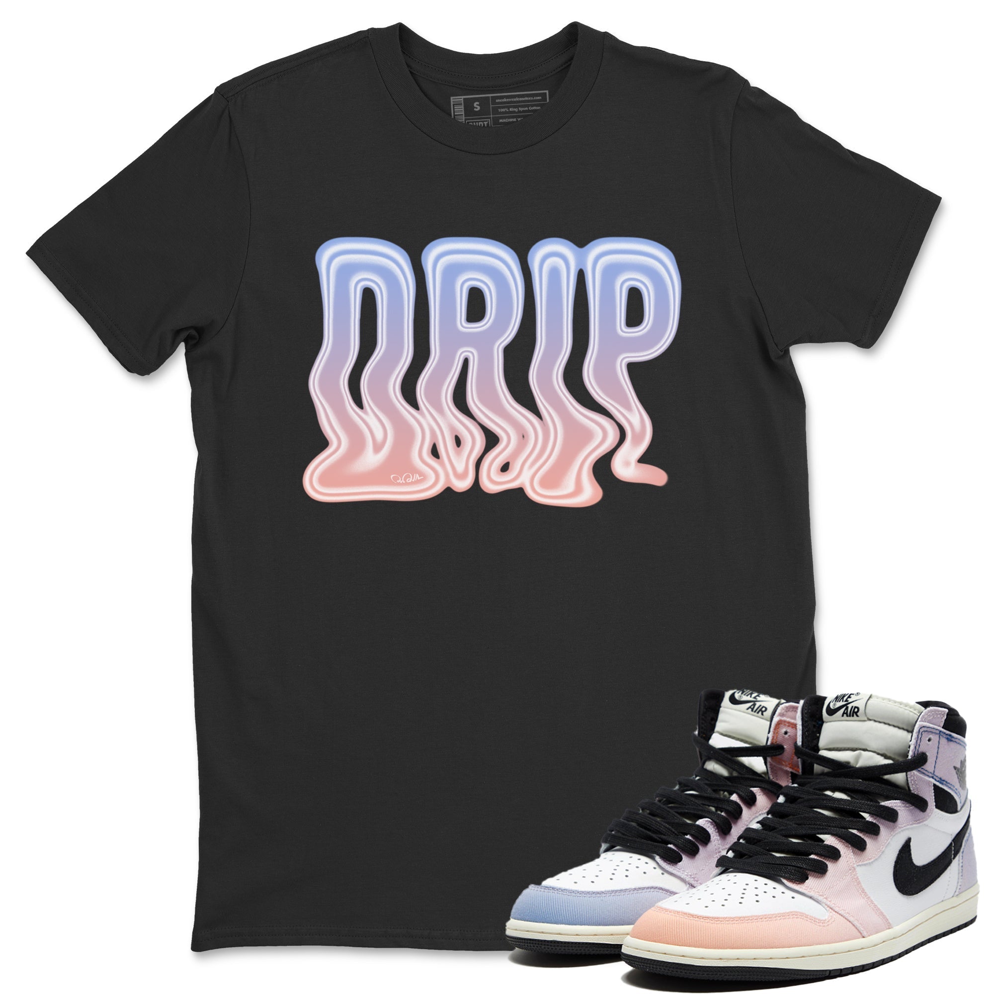 Air Jordan 1 Skyline Sneaker Tees Drip Gear Zone Drip Sneaker Tees AJ1 Skyline Shirt Unisex Shirts Black 1