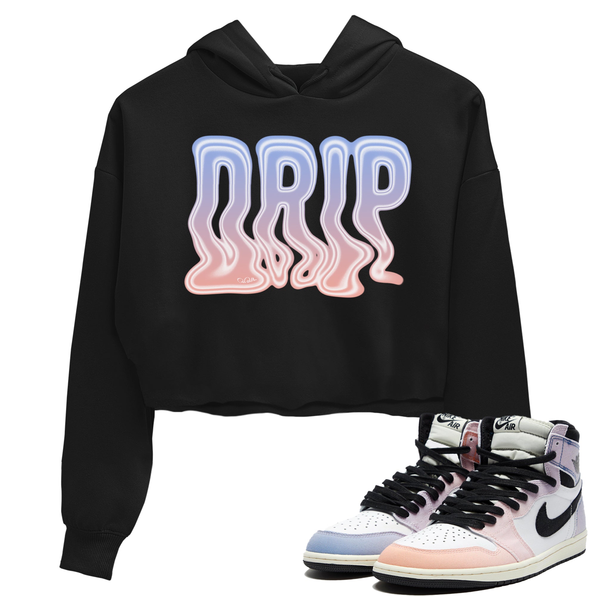 Air Jordan 1 Skyline Sneaker Tees Drip Gear Zone Drip Sneaker Tees AJ1 Skyline Shirt Women's Shirts Black 1