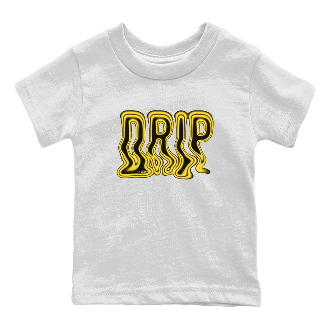 Air Jordan 4 Thunder Sneaker Tees Drip Gear Zone Drip Sneaker Tees AJ4 Thunder Jumpman Shirt Kids Shirts White 2