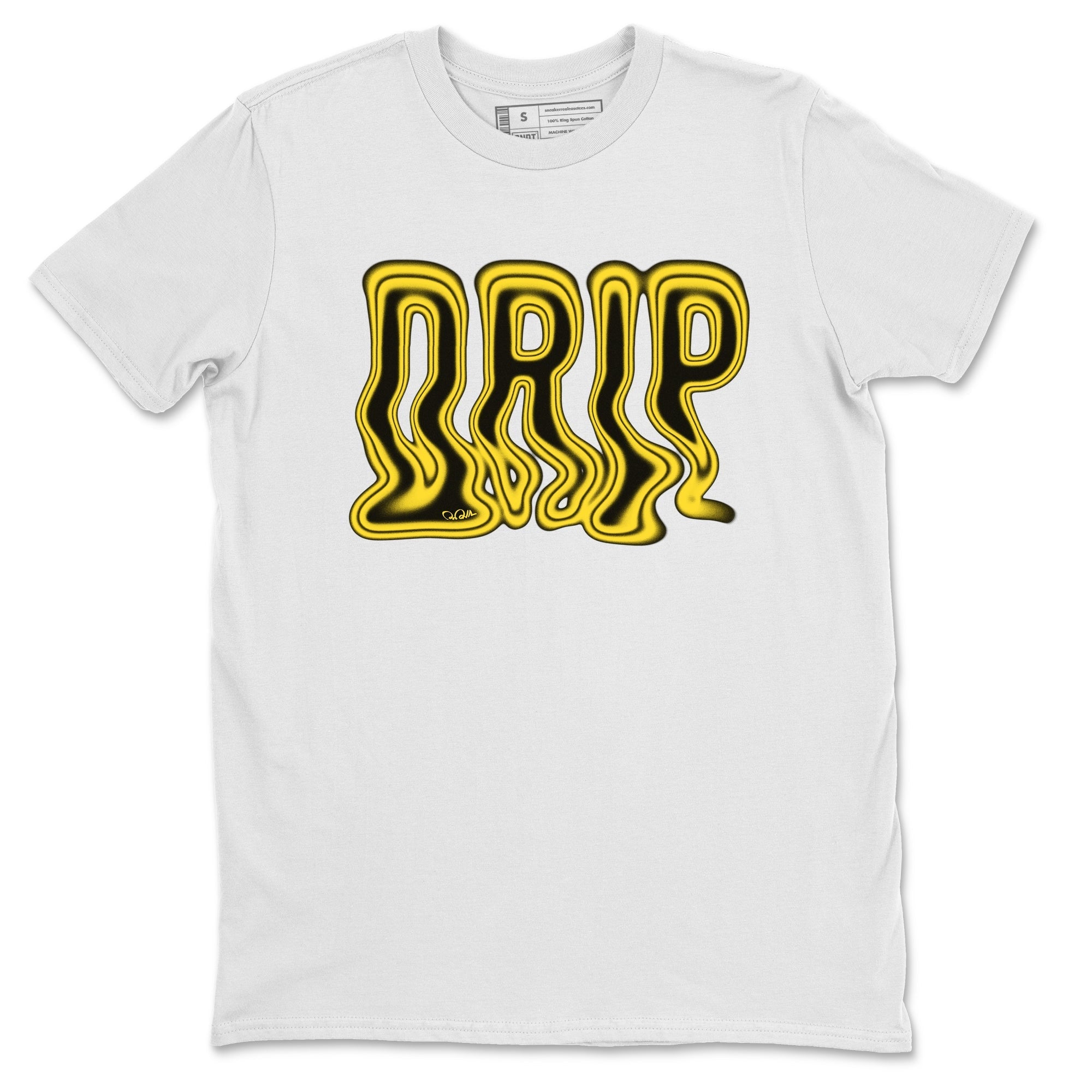 Air Jordan 4 Thunder Sneaker Tees Drip Gear Zone Drip Sneaker Tees AJ4 Thunder Jumpman Shirt Unisex Shirts White 2