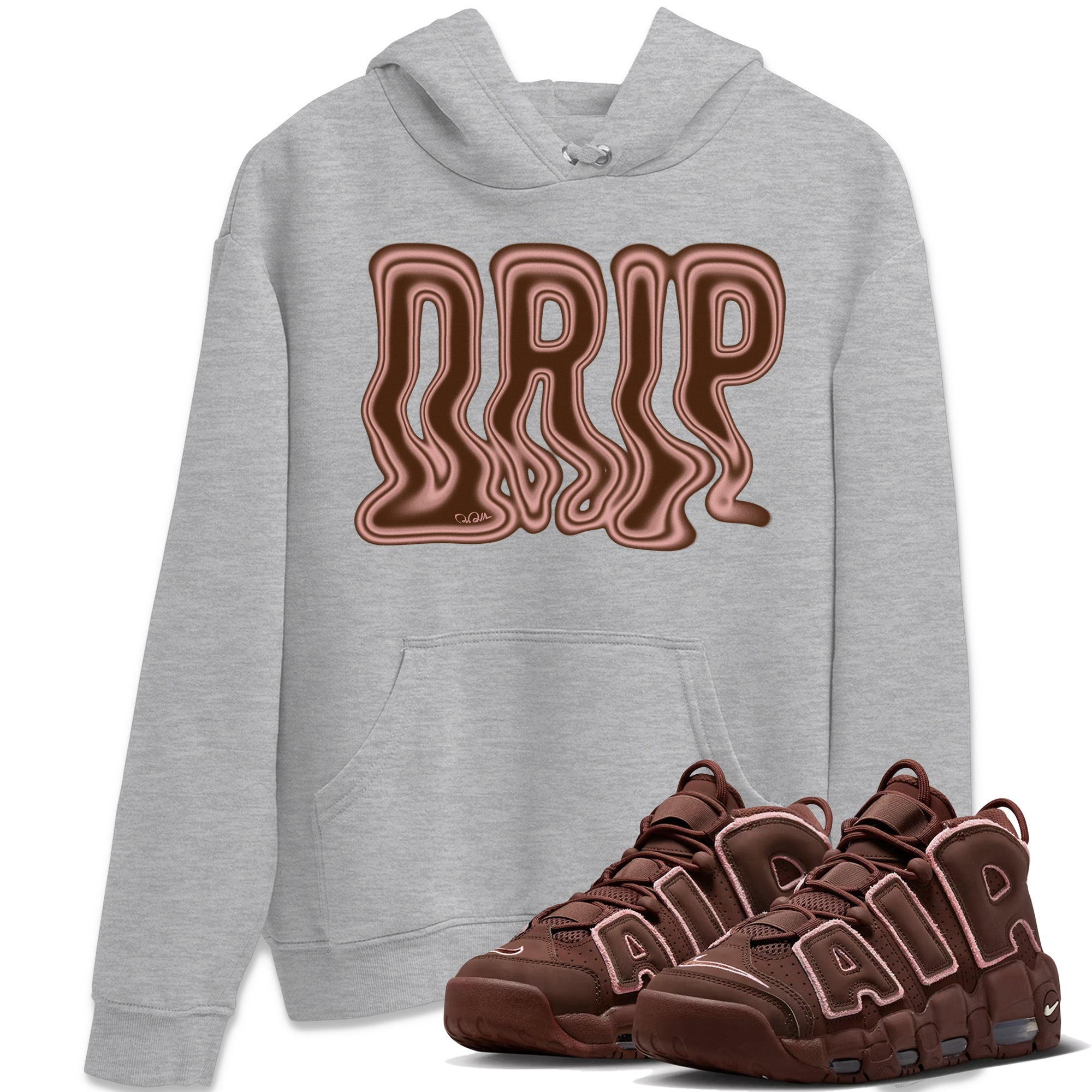 Air More Uptempo Valentines Day Sneaker Tees Drip Gear Zone Drip Sneaker Tees Nike Uptempo Valentines Day Shirt Unisex Shirts Heather Grey 1