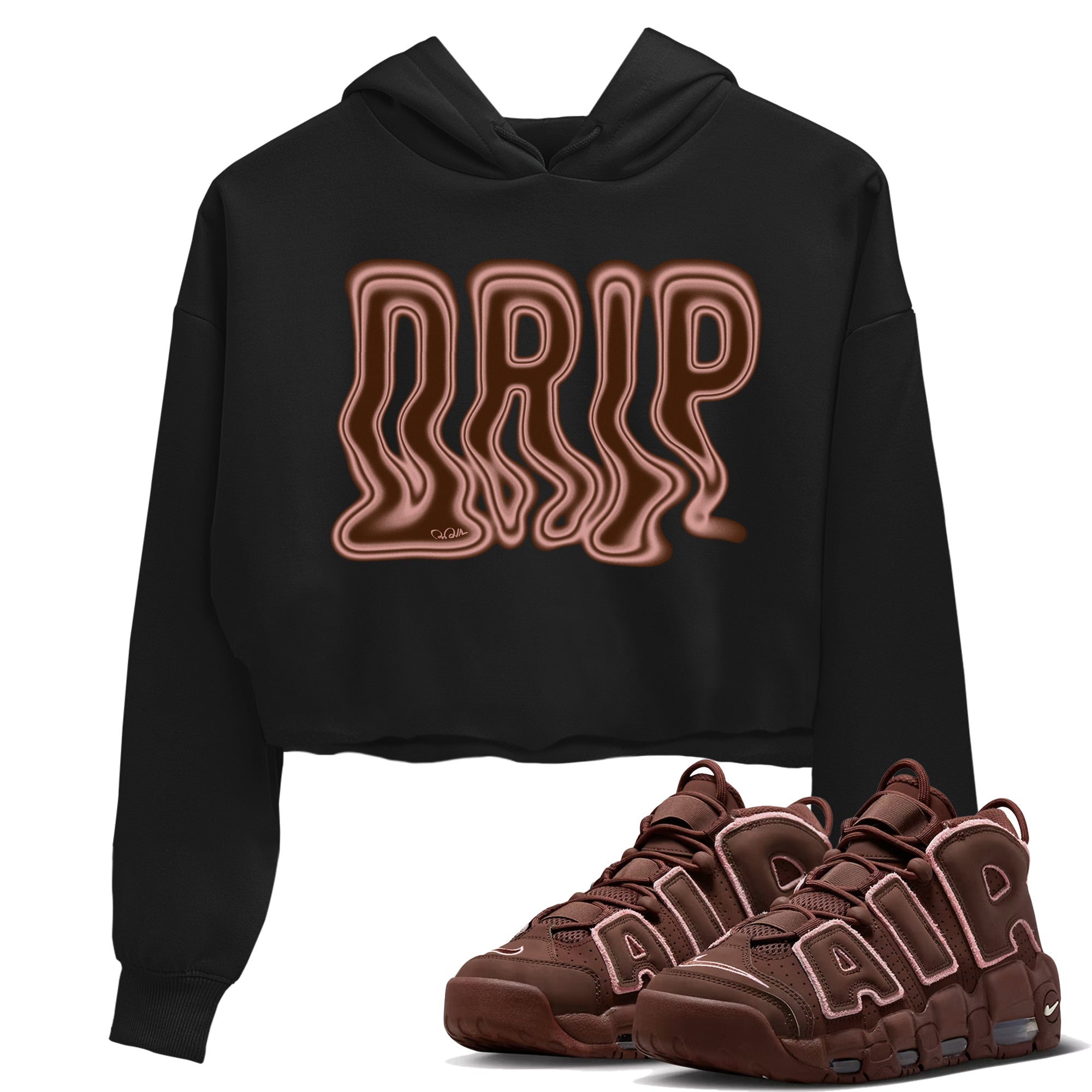 Air More Uptempo Valentines Day Sneaker Tees Drip Gear Zone Drip Sneaker Tees Nike Uptempo Valentines Day Shirt Women's Shirts Black 1