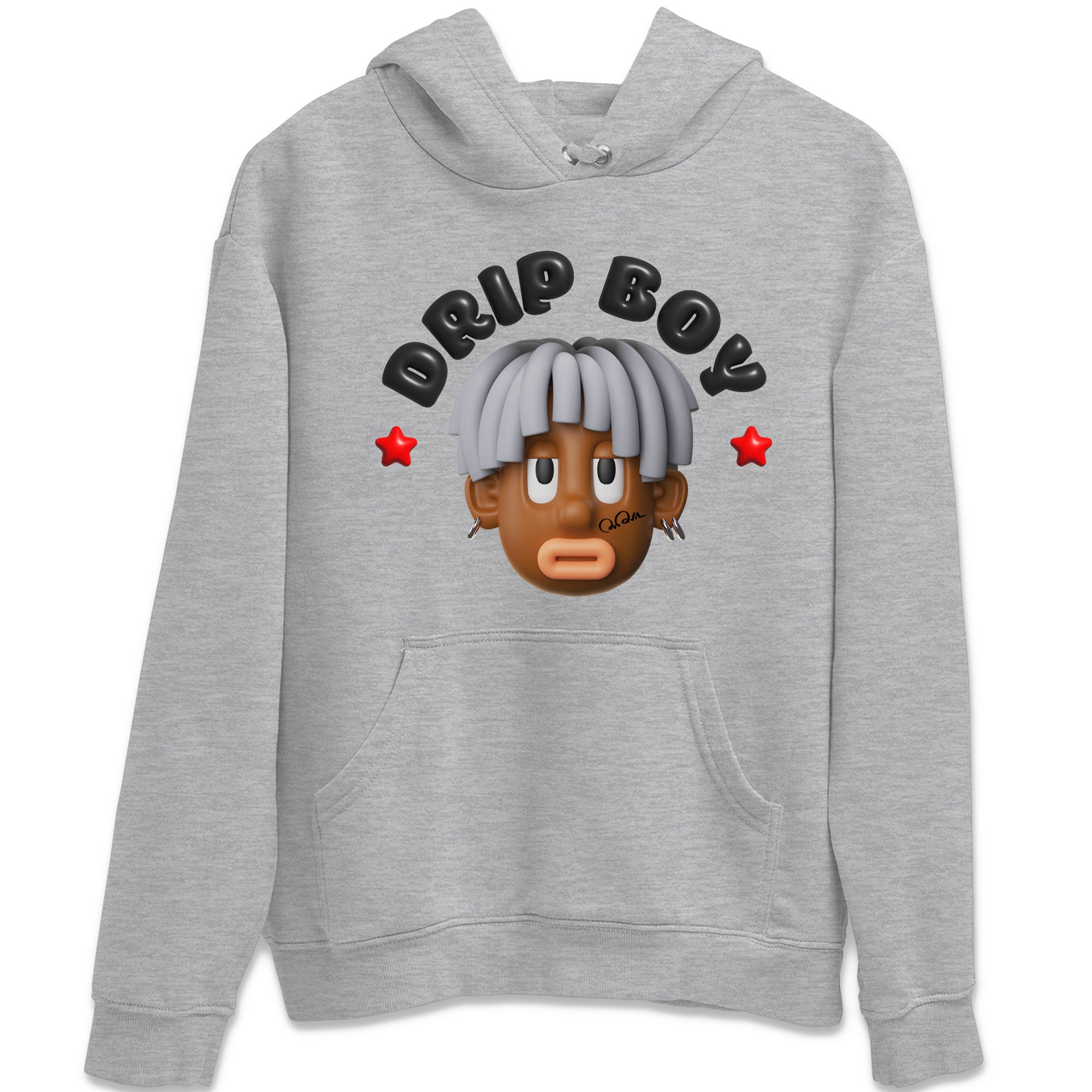 Air Jordan 13 Black Flint Sneaker Tees Drip Gear Zone Drip Boy Sneaker Tees AJ13 Retro Black Flint Shirt Unisex Shirts Heather Grey 2