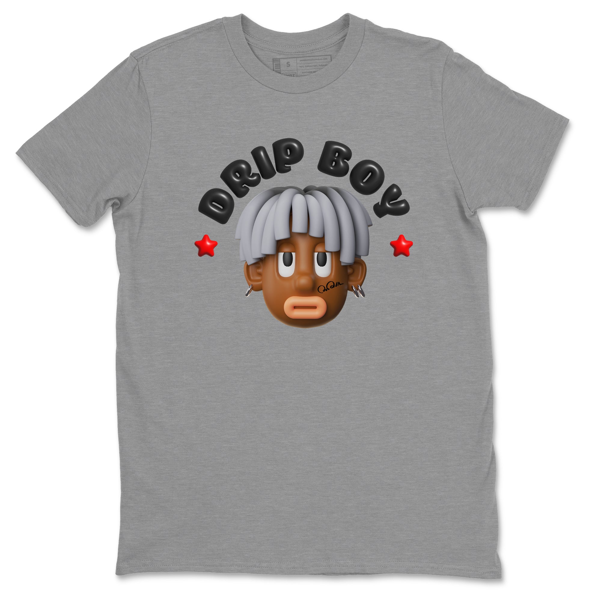 Air Jordan 13 Black Flint Sneaker Tees Drip Gear Zone Drip Boy Sneaker Tees AJ13 Retro Black Flint Shirt Unisex Shirts Heather Grey 2