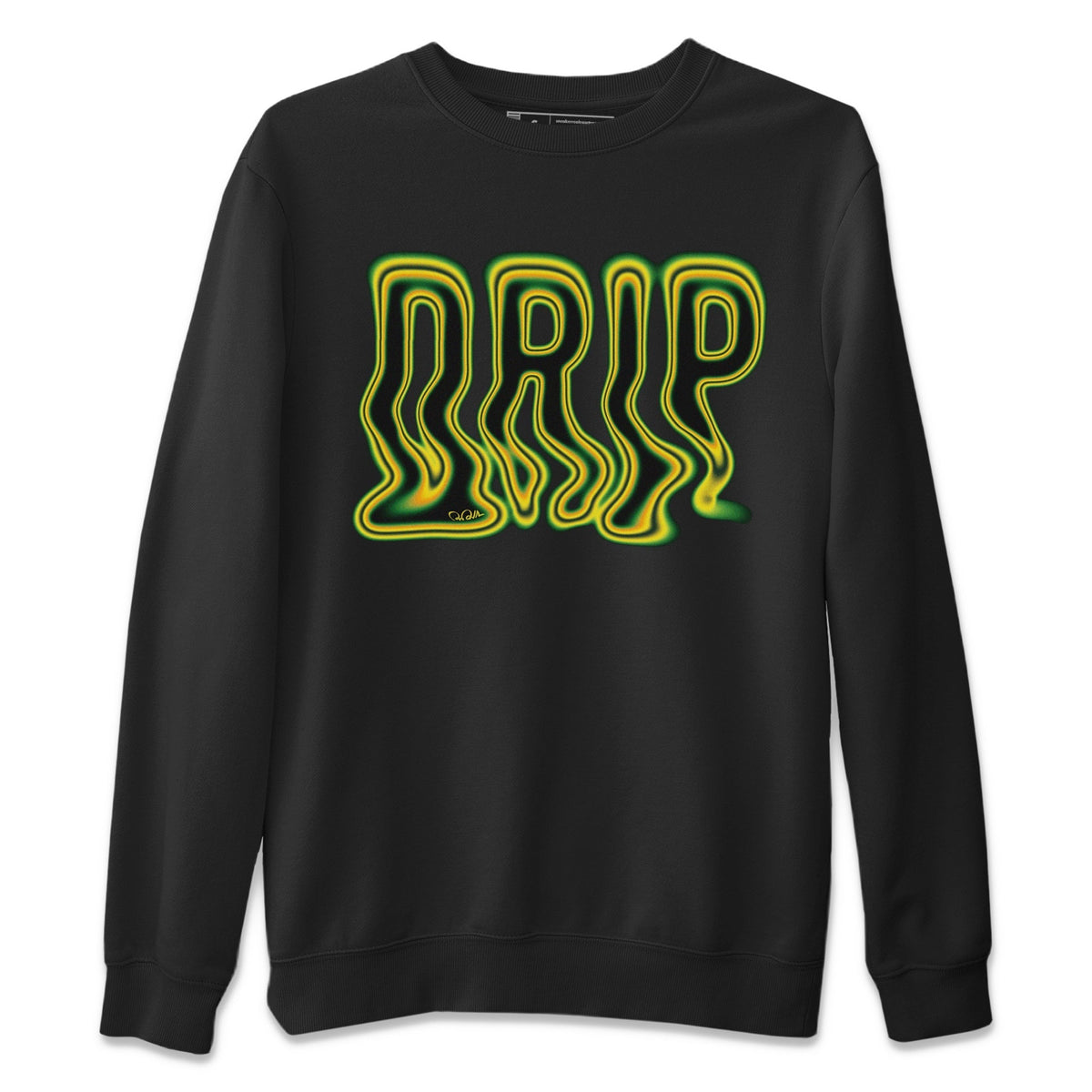 Dunk Reverse Brazil Sneaker Match Tees Drip Typo Sneaker Tees Dunk Reverse Brazil Jordan to match sneaker T-Shirt Crew Neck Shirts