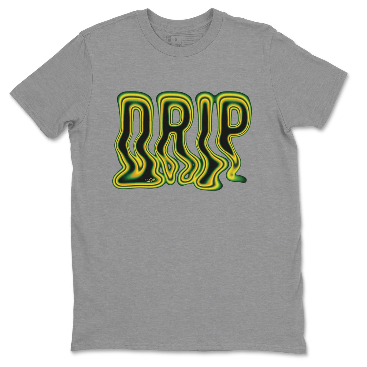Dunk Reverse Brazil Sneaker Match Tees Drip Typo Sneaker Tees Dunk Reverse Brazil Jordan to match sneaker T-Shirt Crew Neck Shirts