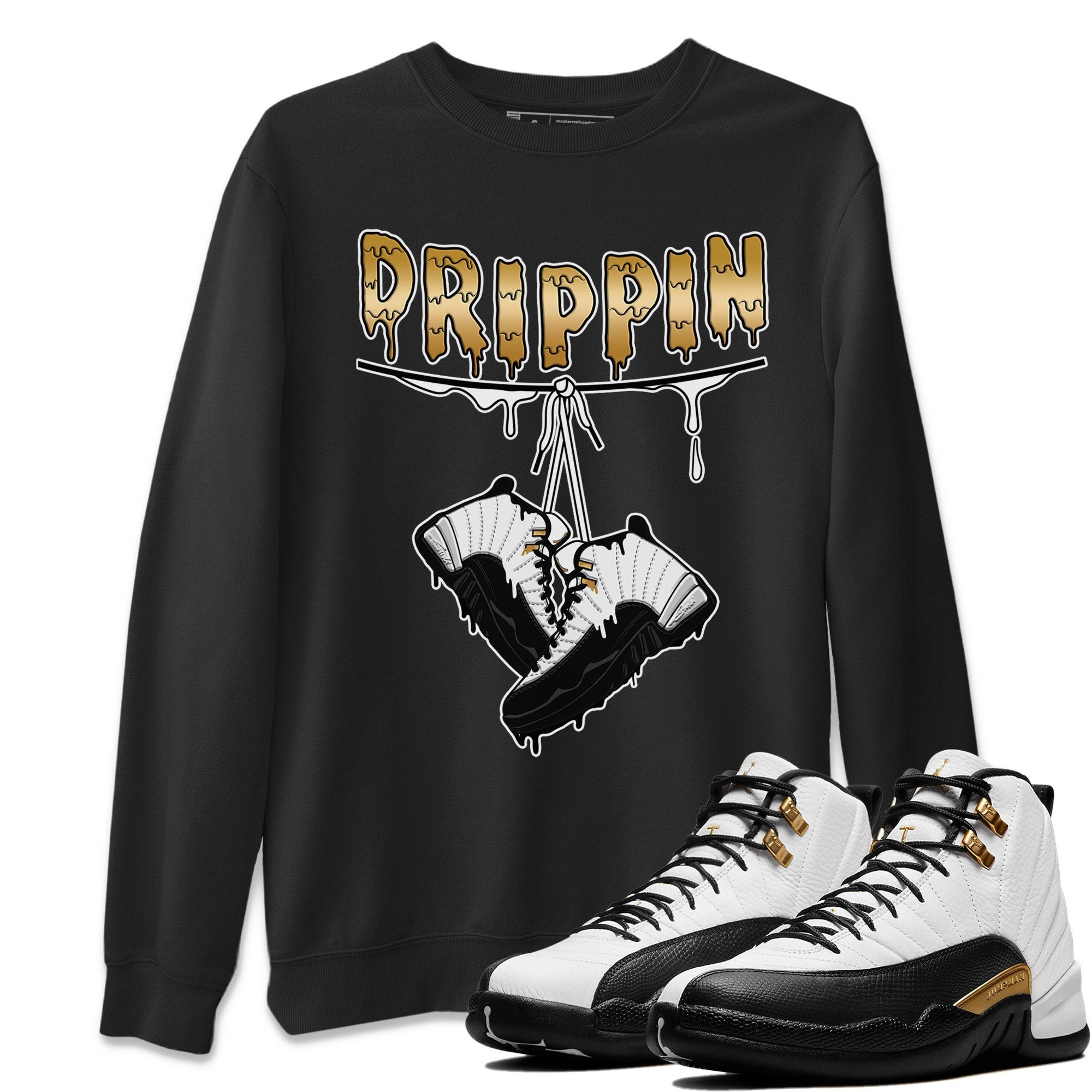Jordan 12 Royalty Shirt To Match Jordans Drippin Sneaker Tees Jordan 12 Royalty Drip Gear Zone Sneaker Matching Clothing Unisex Shirts